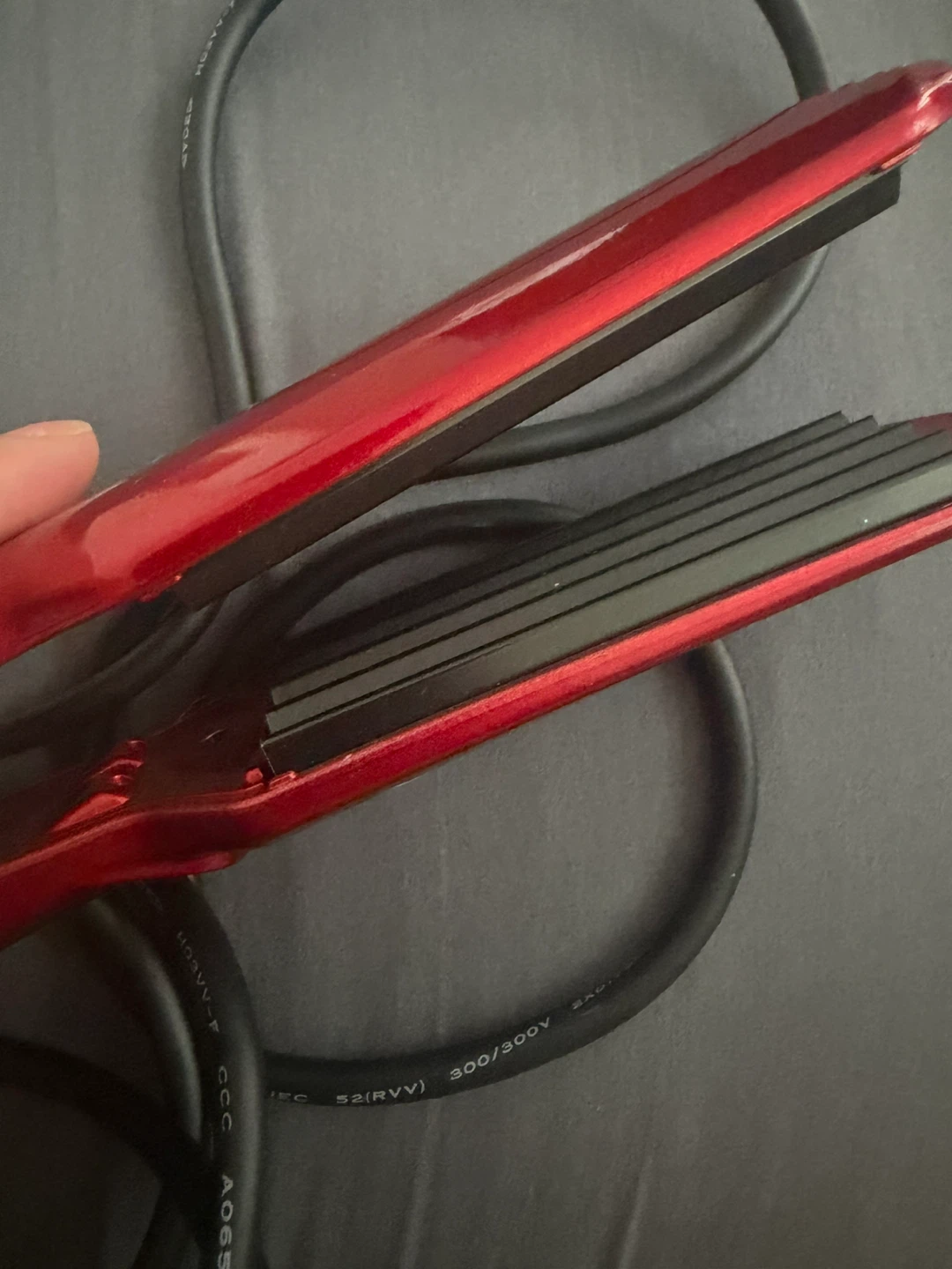 MBHair Red Crimper Hair Iron