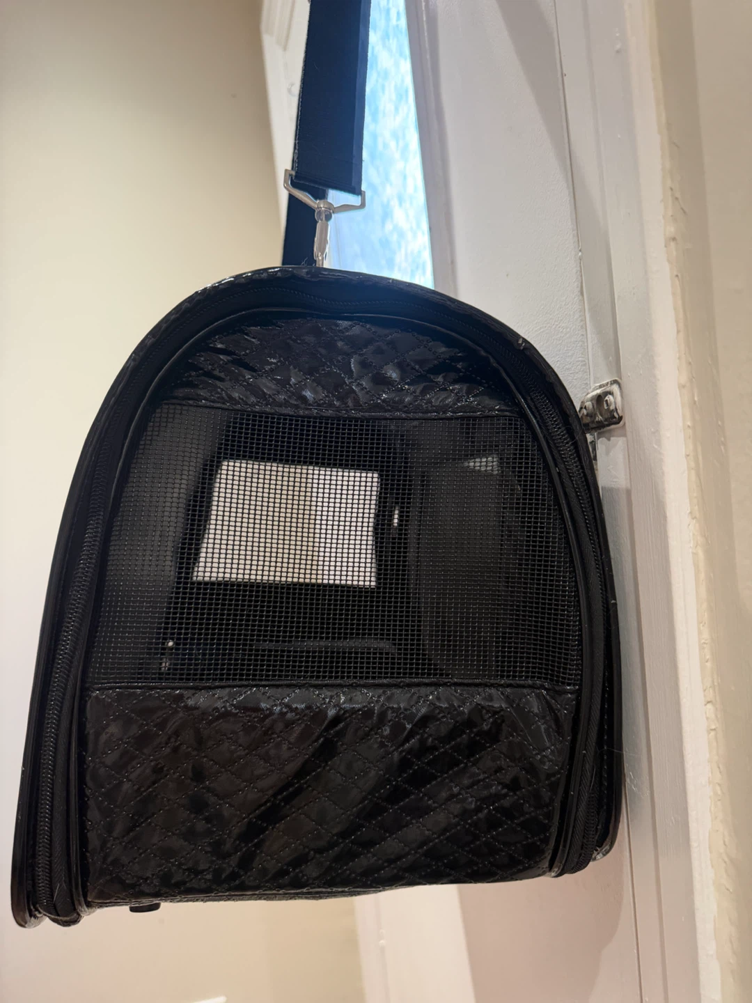 Black Pet Carrier Bag - photo 2