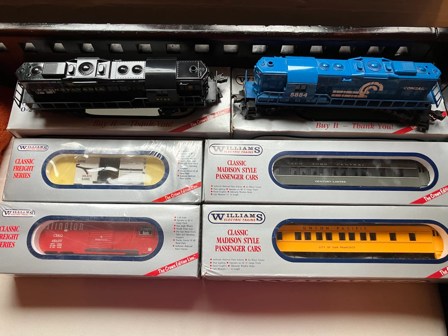 Williams Electric Trains - 6pc lot - $250