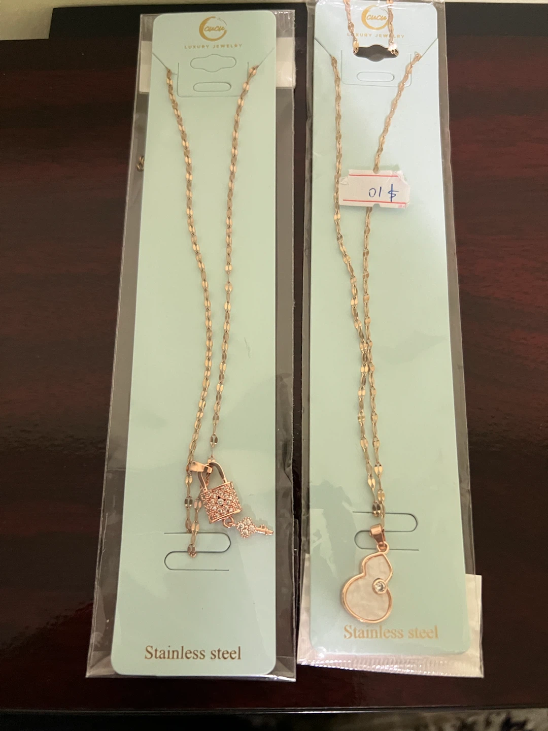 Aucu Luxury Jewelry Stainless Steel Necklaces