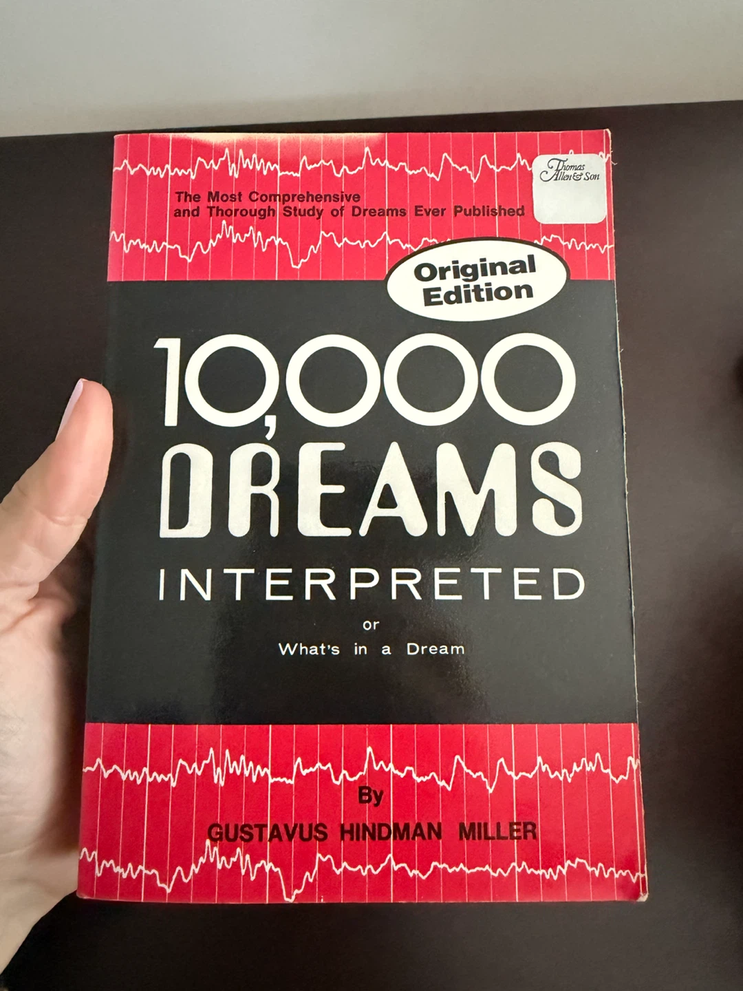 10,000 Dreams Interpreted by Gustavus Hindman Miller Book