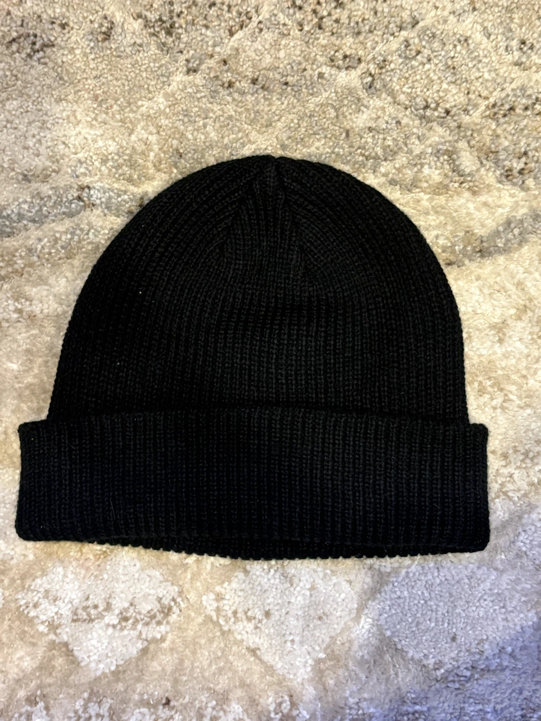 Moncler Black Ribbed Beanie - photo 2
