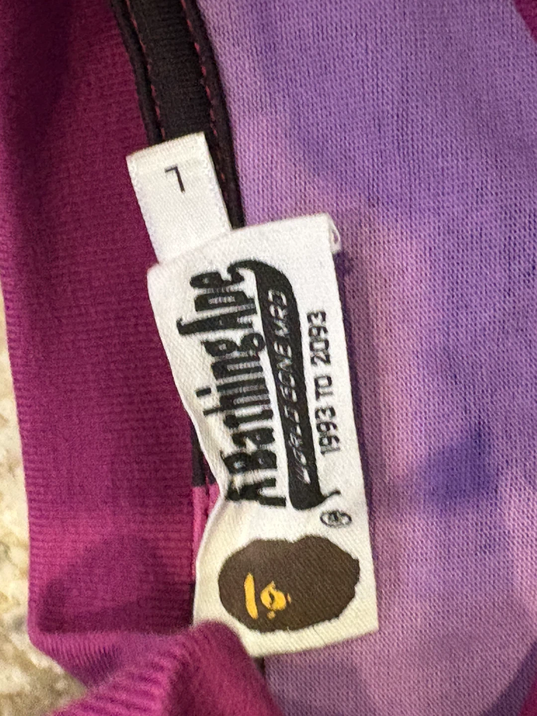 A Bathing Ape BAPE Shark Camo T-Shirt Purple Camo - photo 3