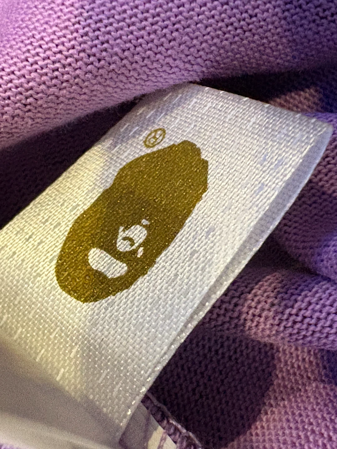 A Bathing Ape BAPE Shark Camo T-Shirt Purple Camo - photo 4