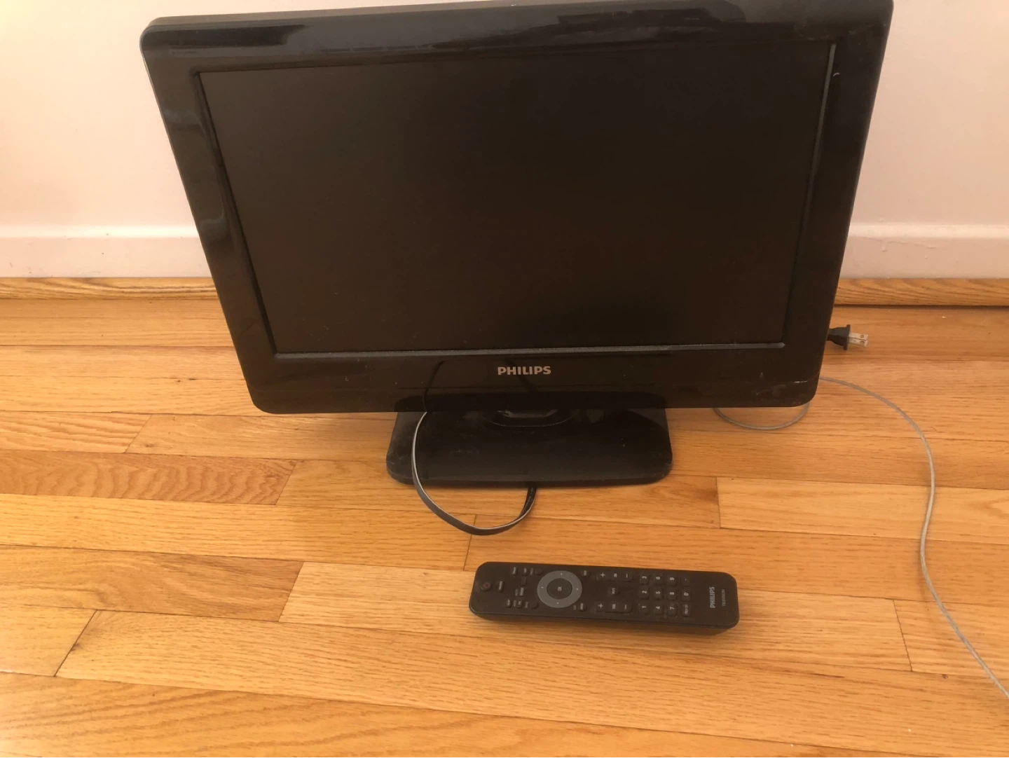 Philips 19" LCD TV/Monitor and remote.
