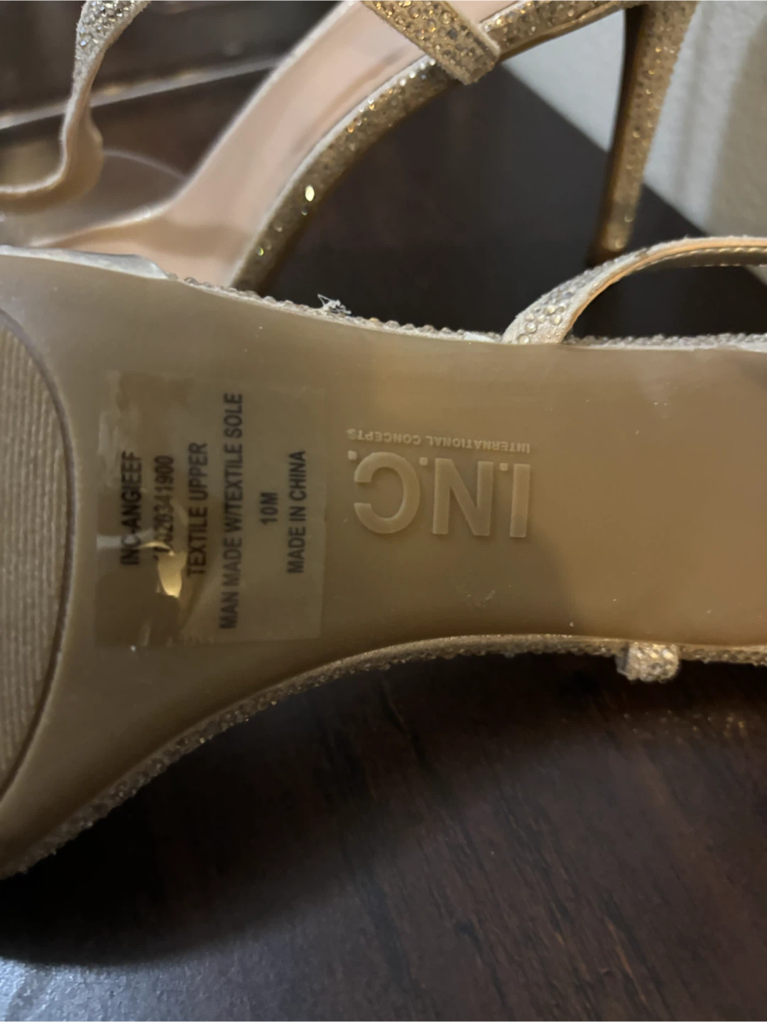 NEW-I.N.C. Women's Glitter Heels Size 10M - photo 4