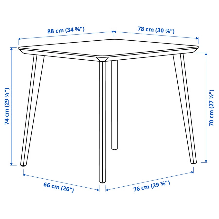 IKEA LISABO Wooden Table - photo 3