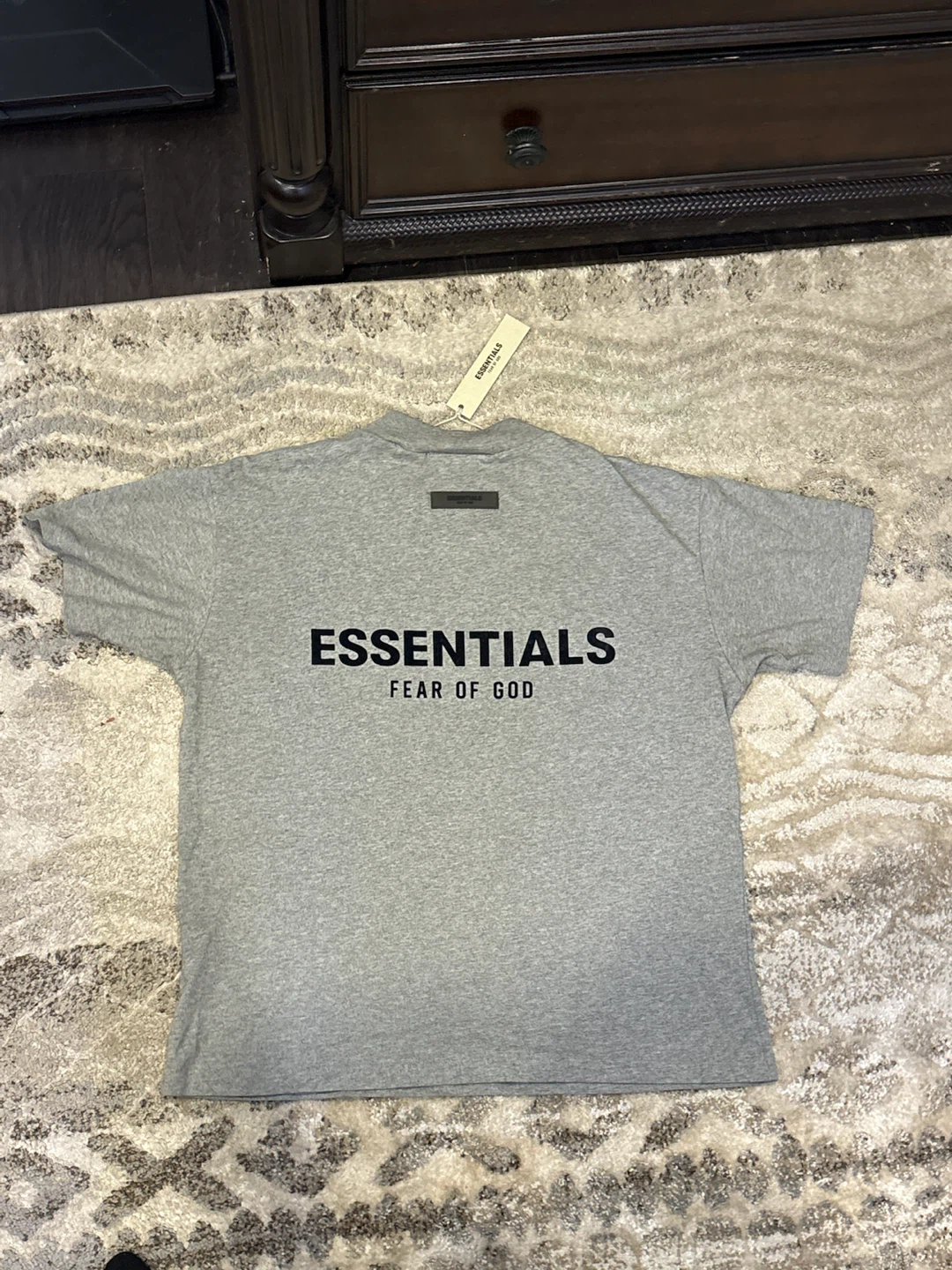 Fear of God Essentials T-Shirt - Grey - photo 2
