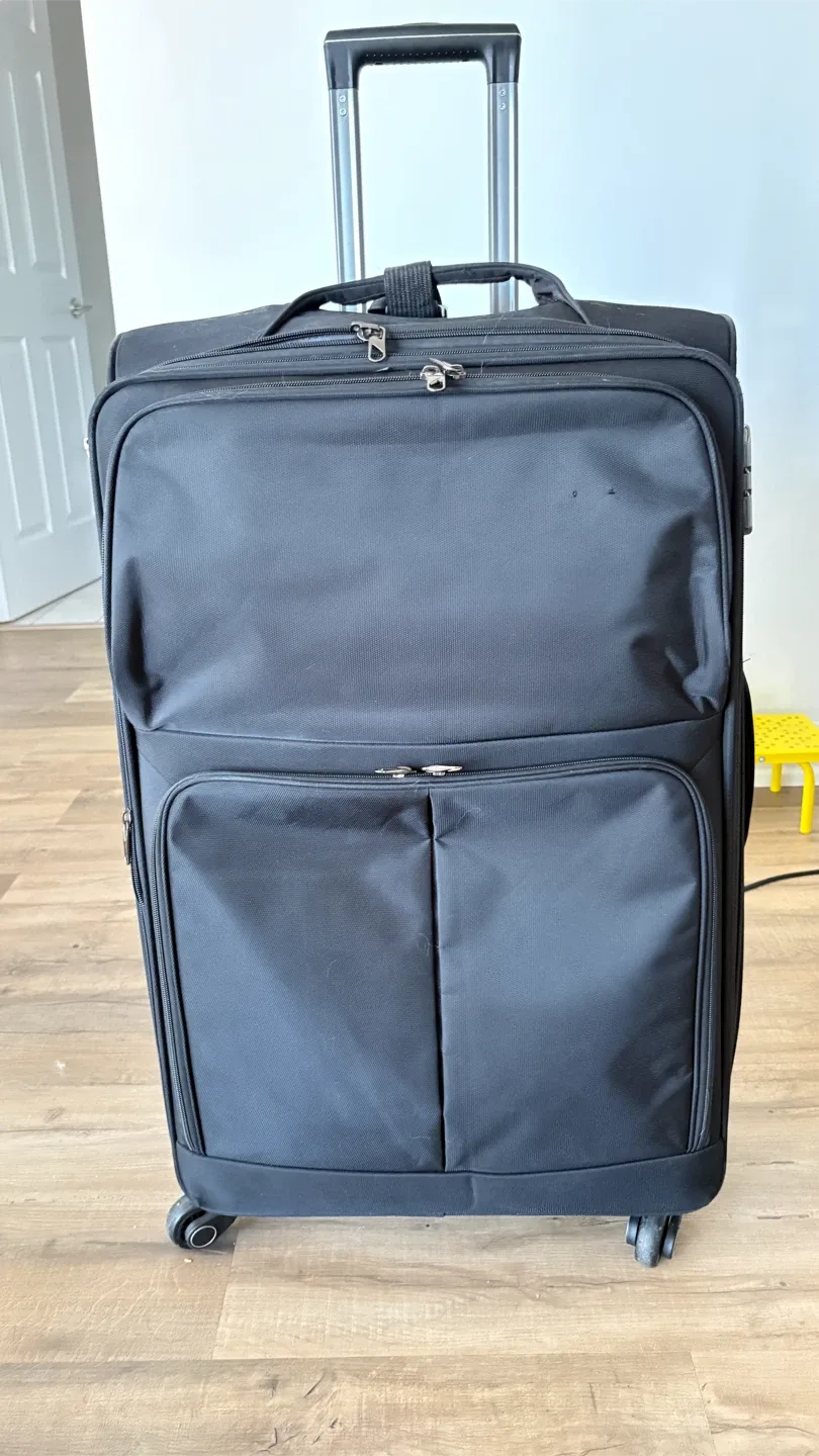 Black Rolling Suitcase Luggage