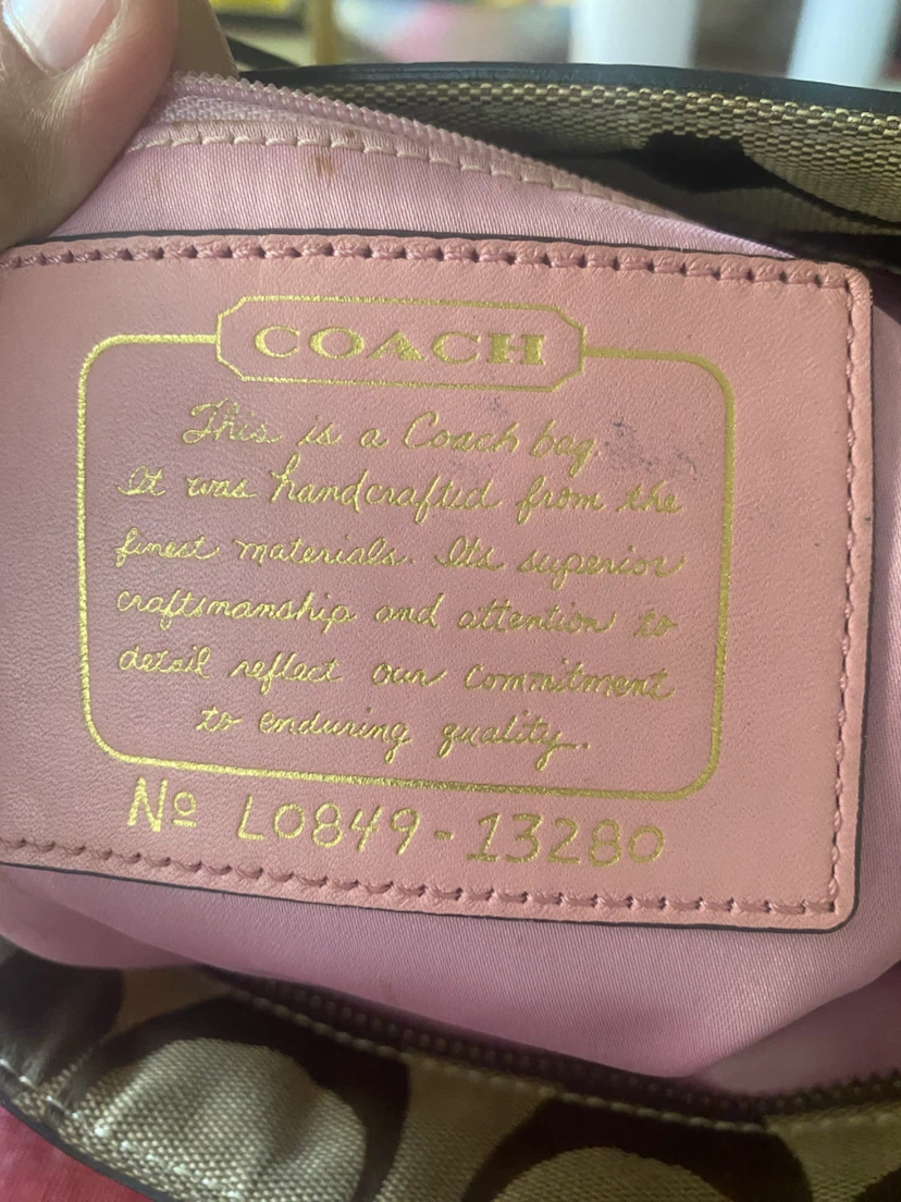 Coach Canvas Signature Tote Bag - photo 2