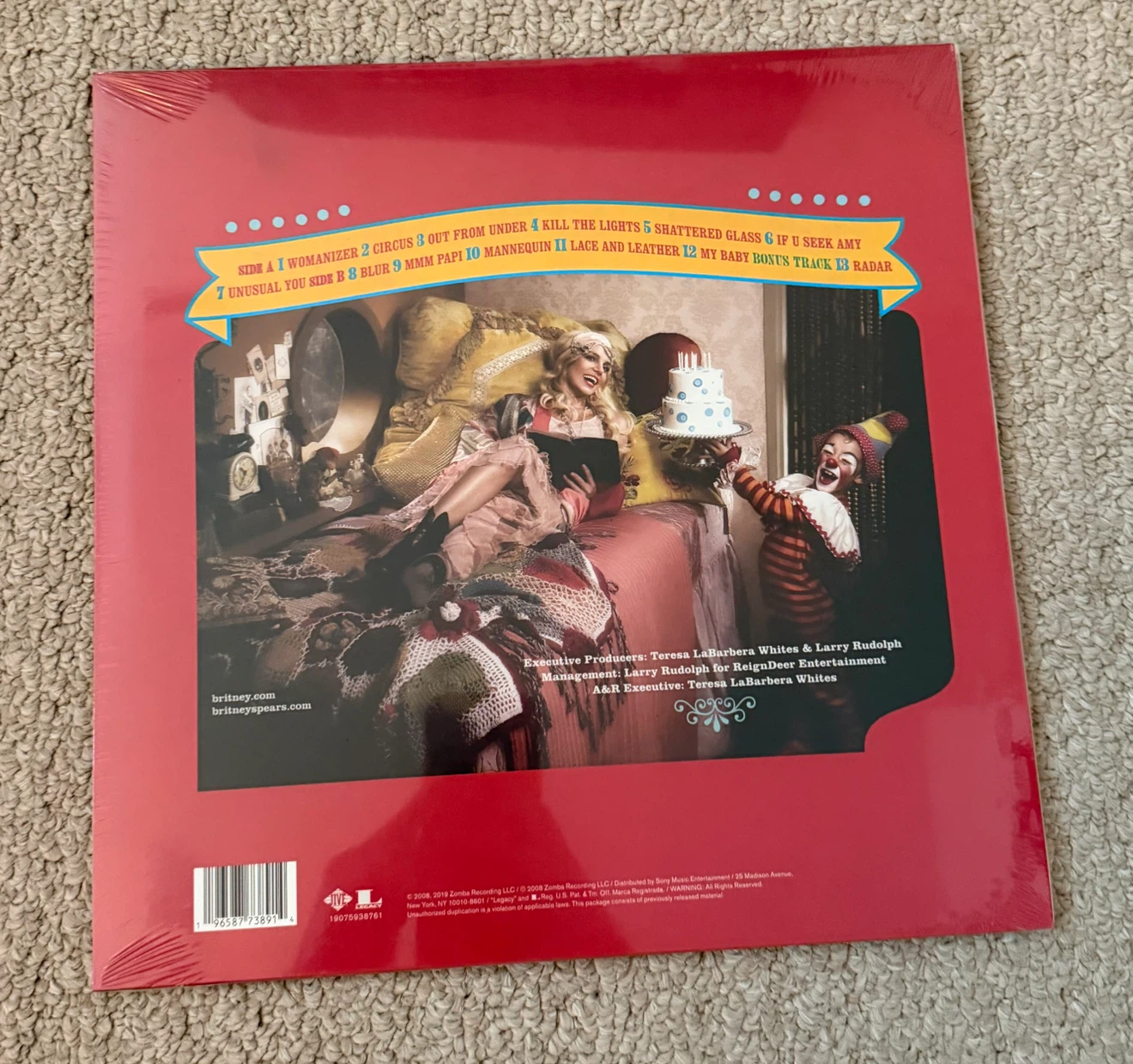 Britney Spears Circus Vinyl Record - photo 2