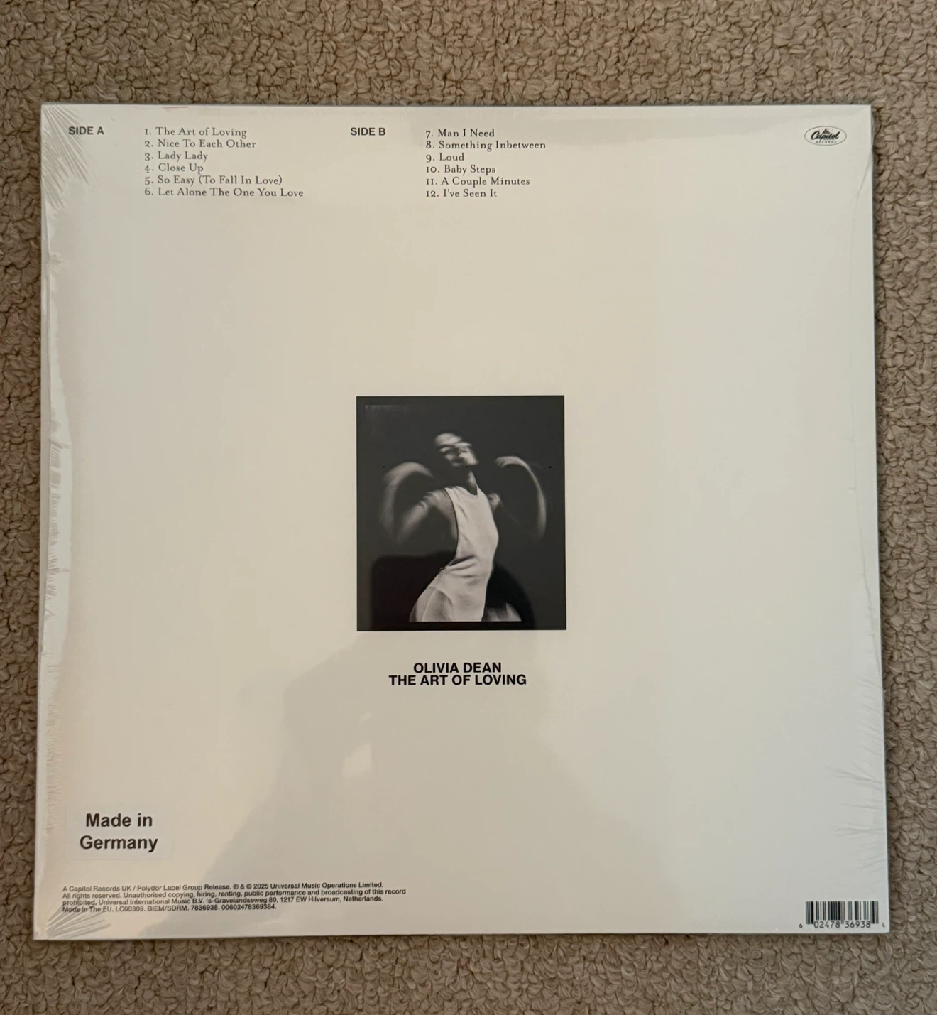 Olivia Dean The Art of Loving Vinyl Record - photo 2