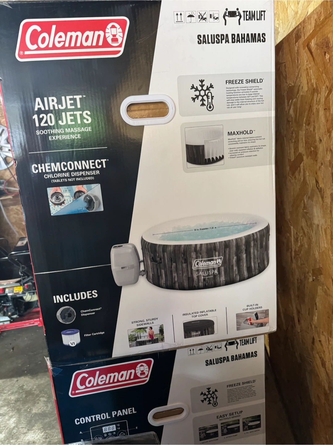 Coleman portable, round inflatable hot tub - photo 3