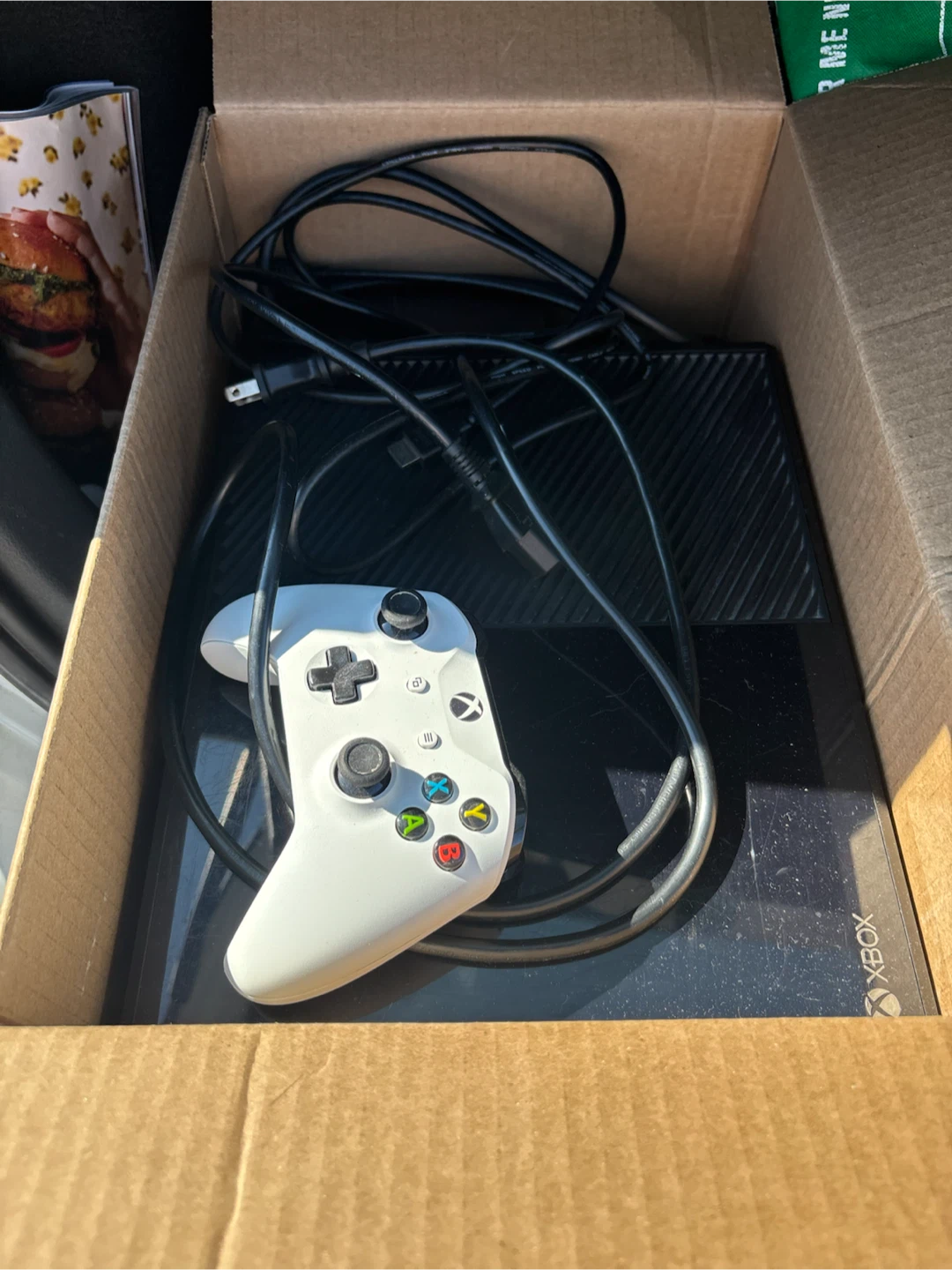 Xbox One Console with Controller and Cables