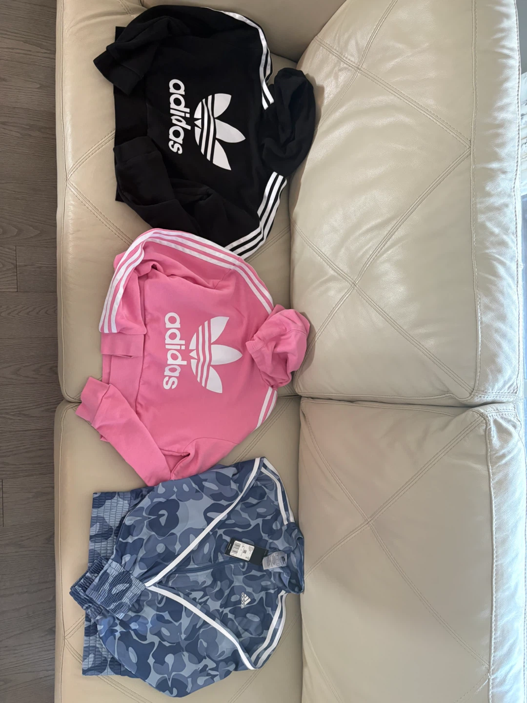 Kids Adidas Track Jacket & Hoodies Bundle with windbreaker