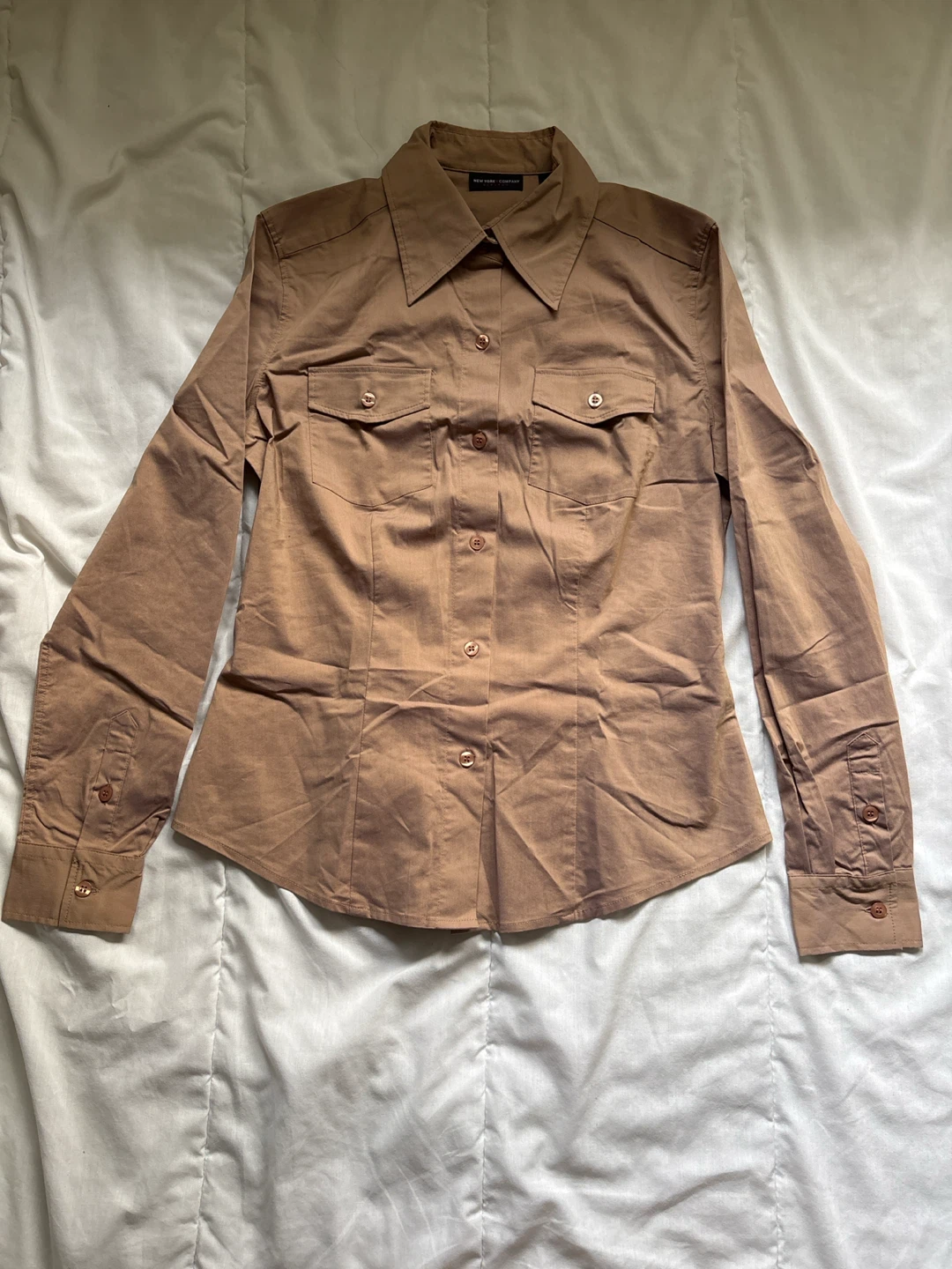 Fitted Button Blouse