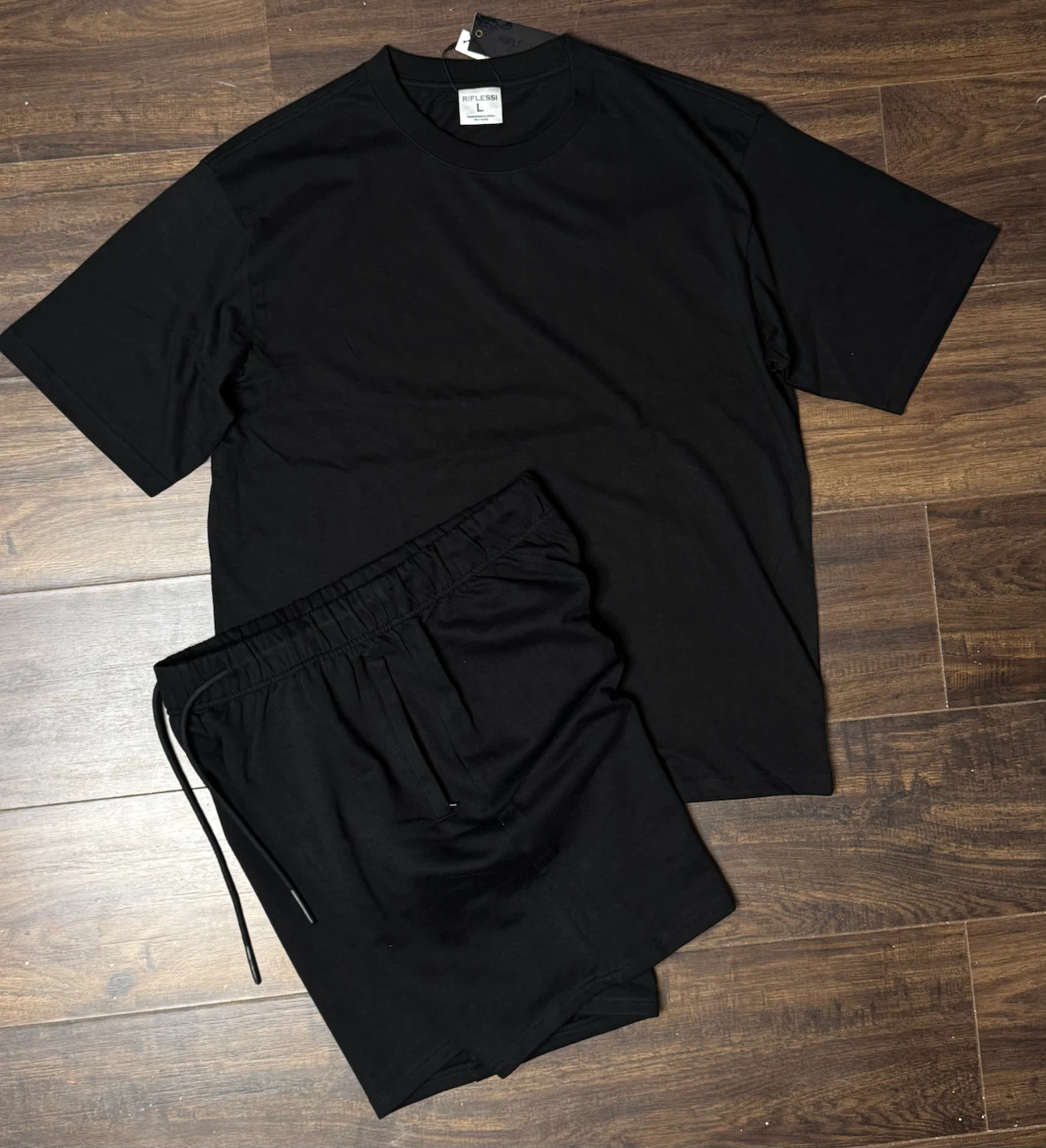 RIFLESSI Cotton T-Shirt and Shorts Set - photo 2