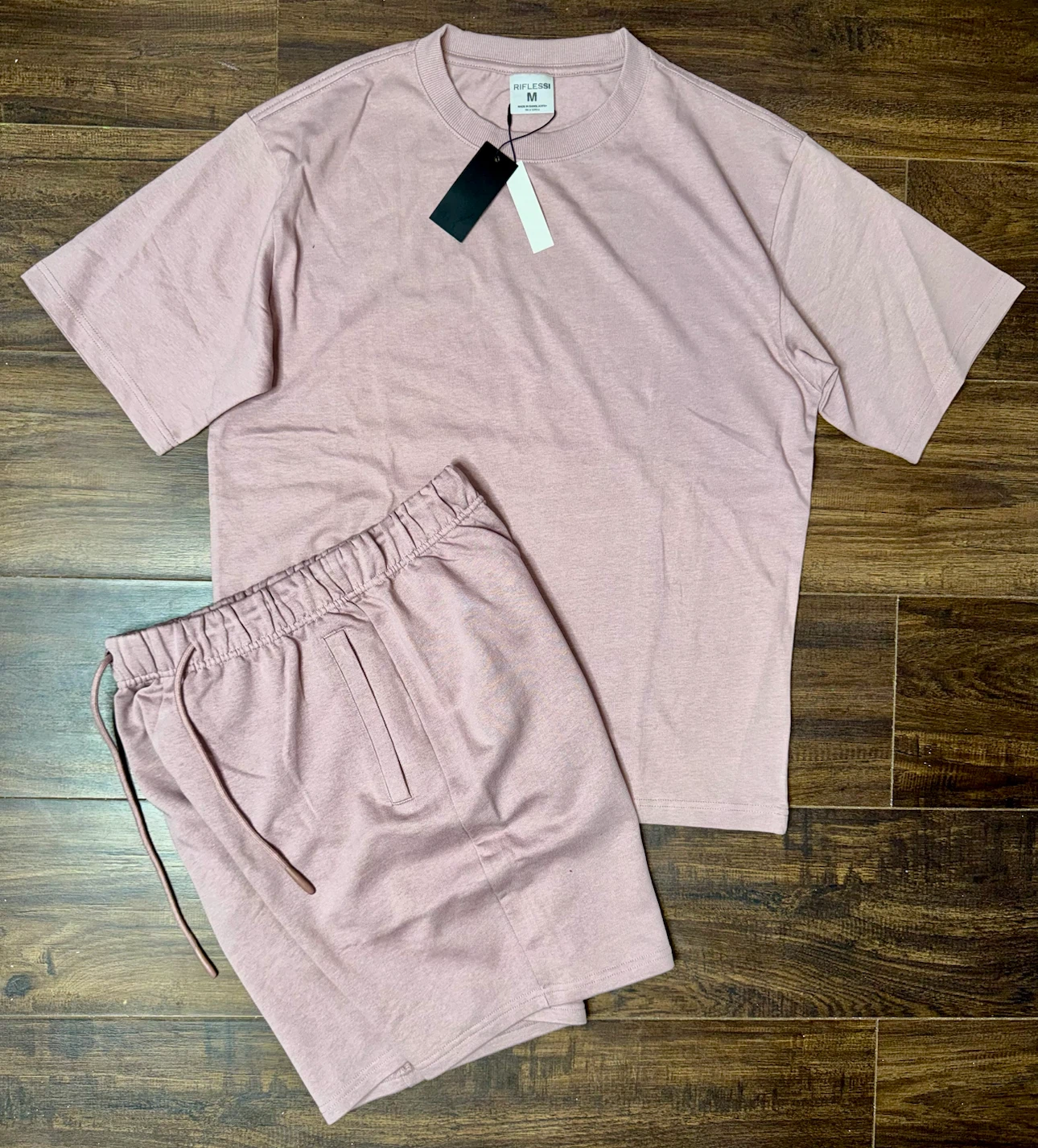 RIFLESSI Cotton T-Shirt and Shorts Set - photo 3