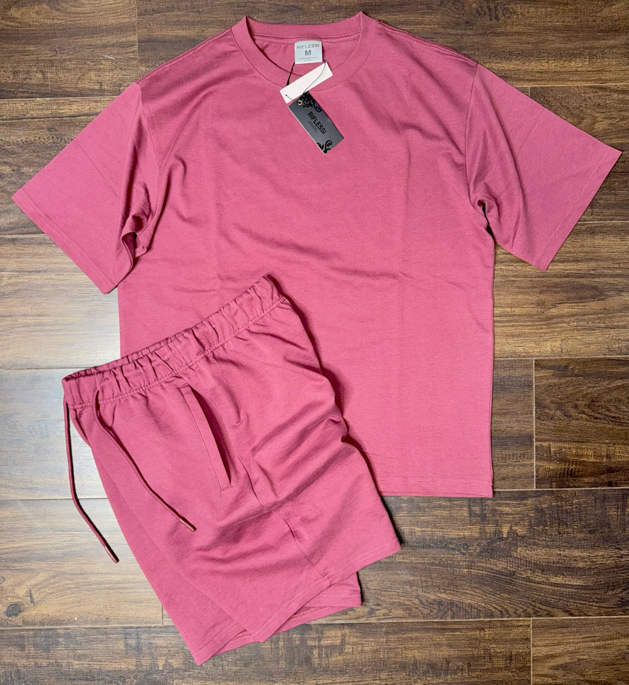 RIFLESSI Cotton T-Shirt and Shorts Set - photo 4