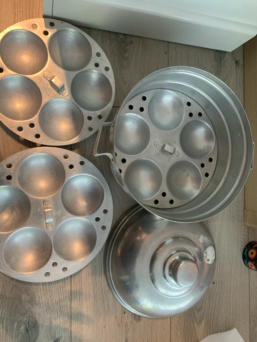 Aluminum Idli Cooker Steamer Pot - photo 2