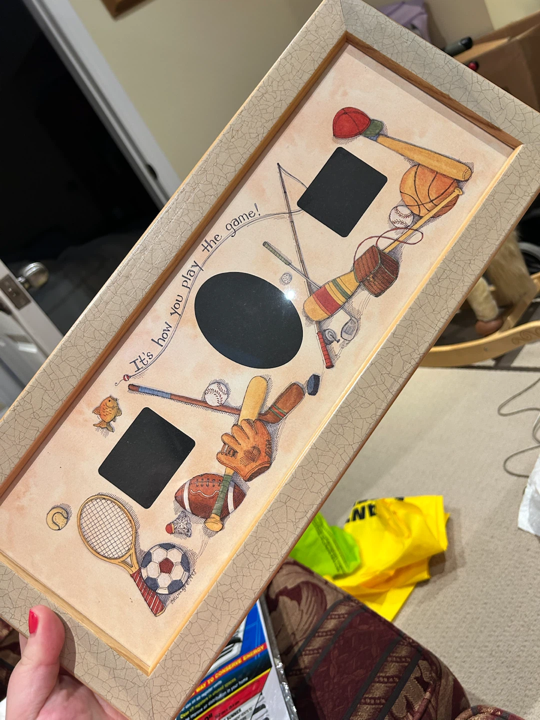 Sports Themed Photo Frame