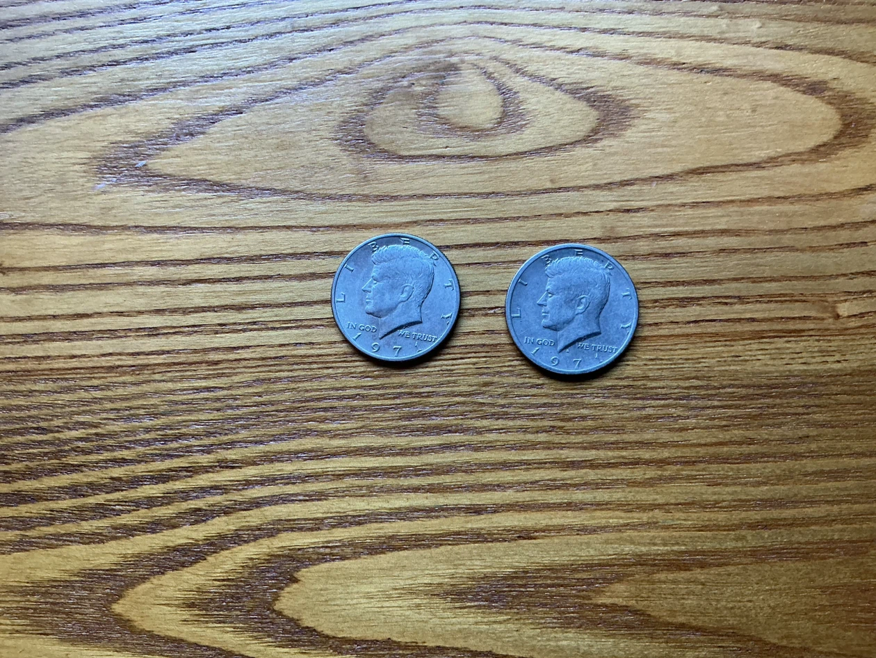 2. 1971 John F. Kennedy Half Dollars Liberty Coins ! - photo 3