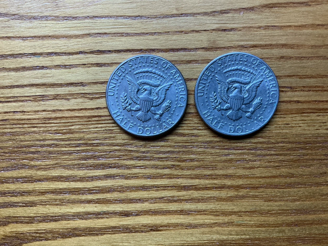 2. 1971 John F. Kennedy Half Dollars Liberty Coins ! - photo 4