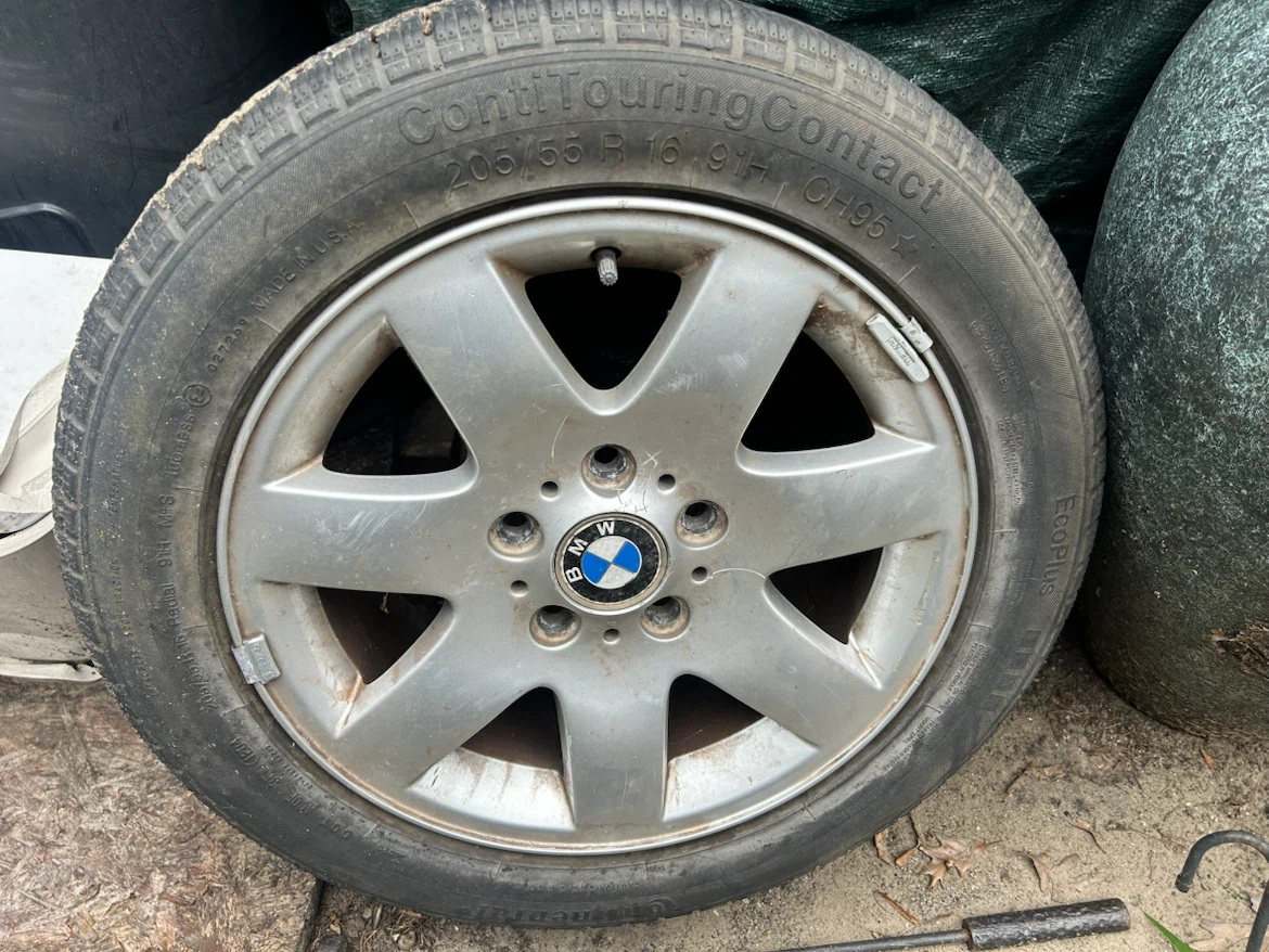 Continental ContiTouringContact Tire with BMW Wheel