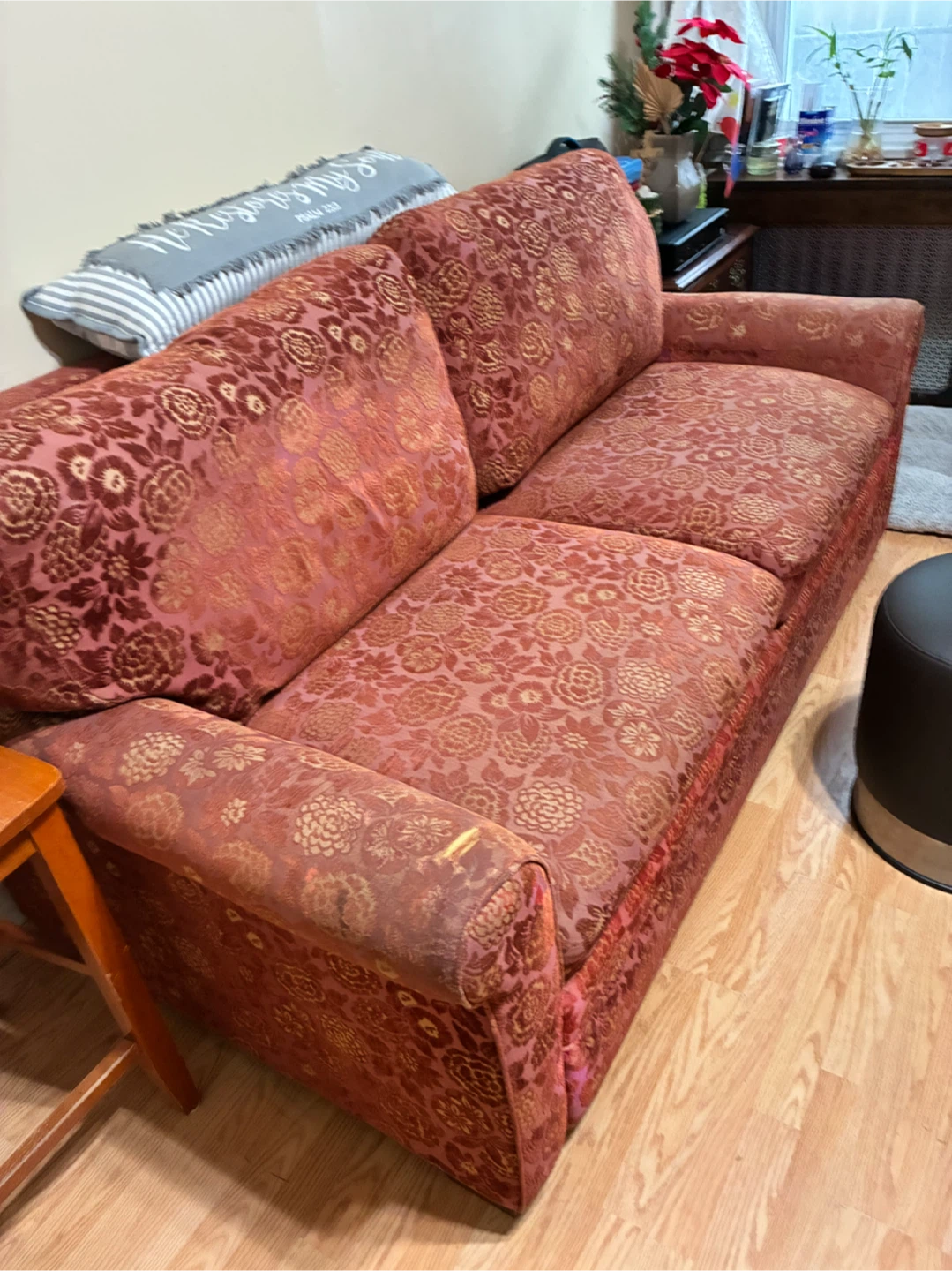 Vintage Floral Sofa Bed