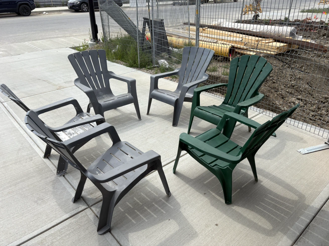 Free: Plastic Adirondack/Outdoor Chairs