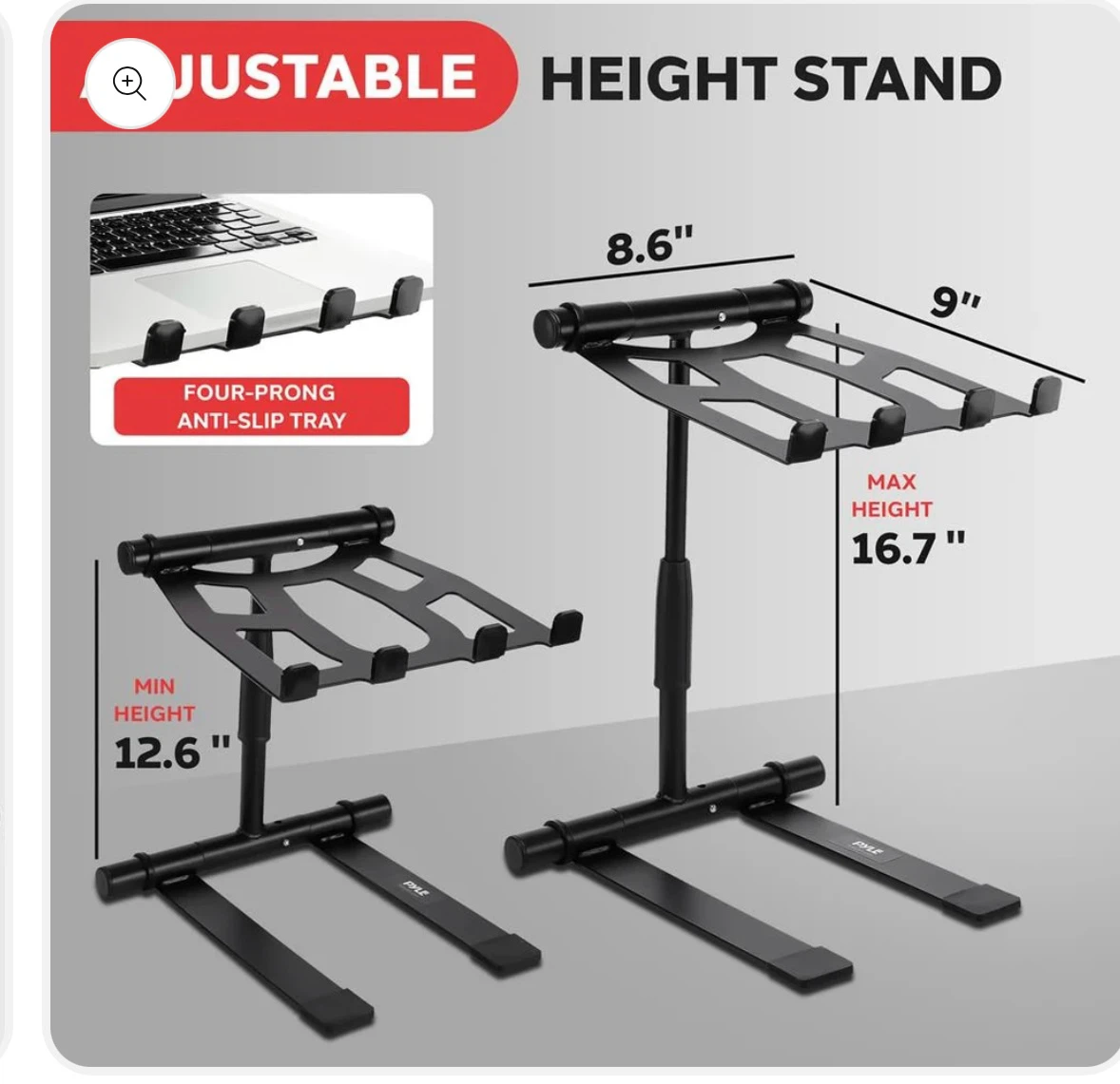 Pyle Adjustable Laptop Stand - photo 4