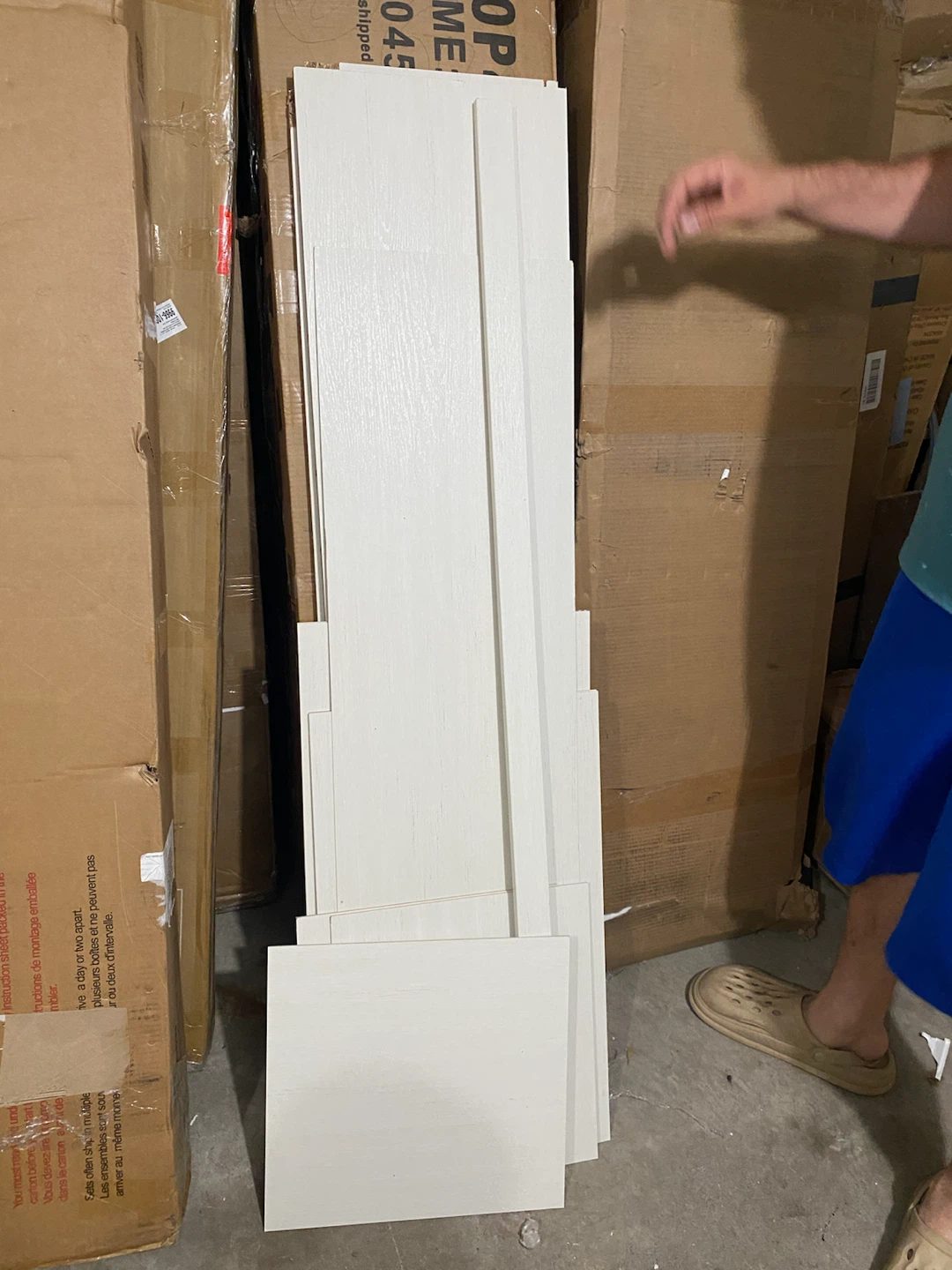 White Wood Panel Pieces - photo 2