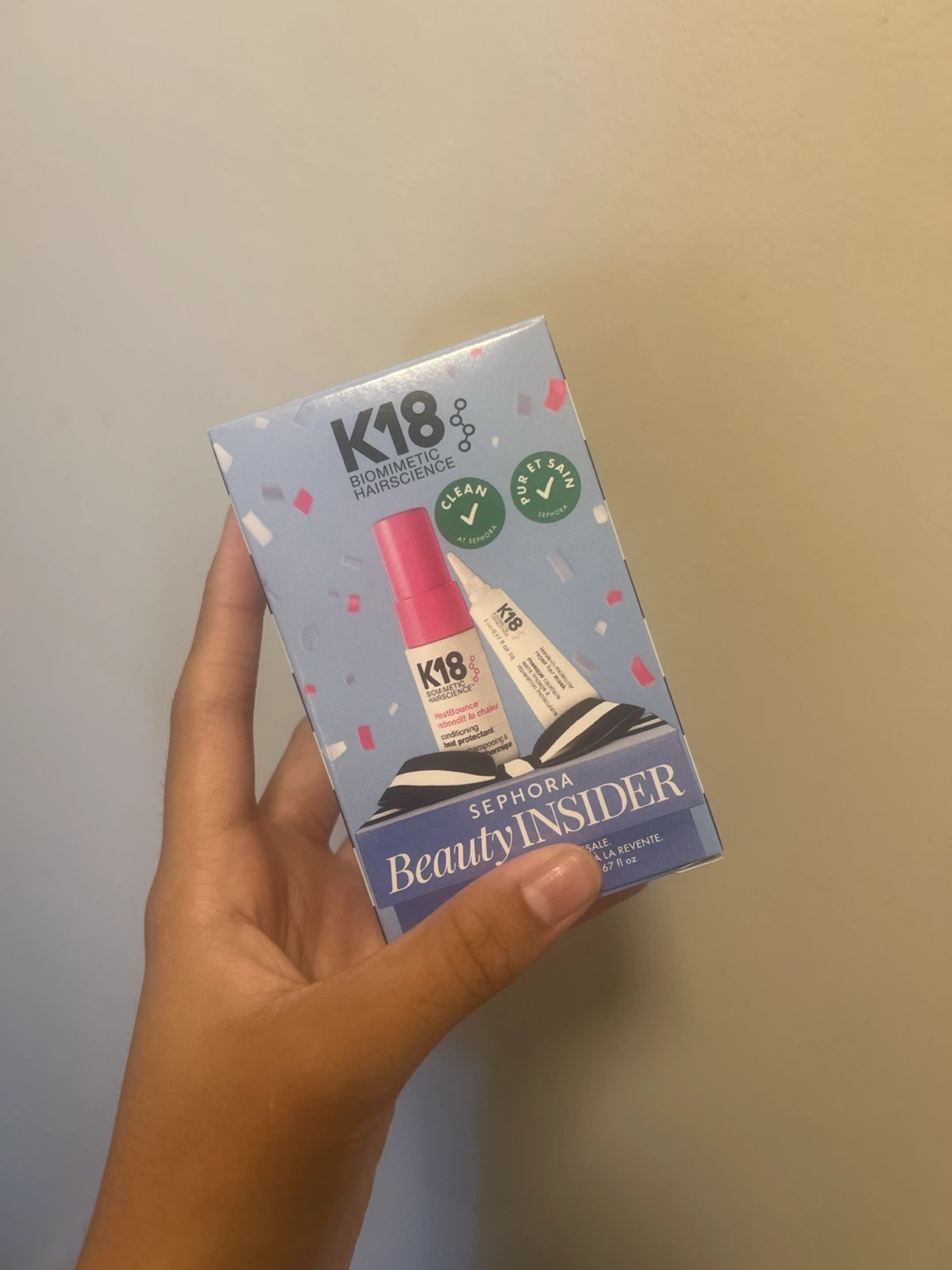 K18 Leave-In Molecular Repair Hair Mask & Heat Protection Set