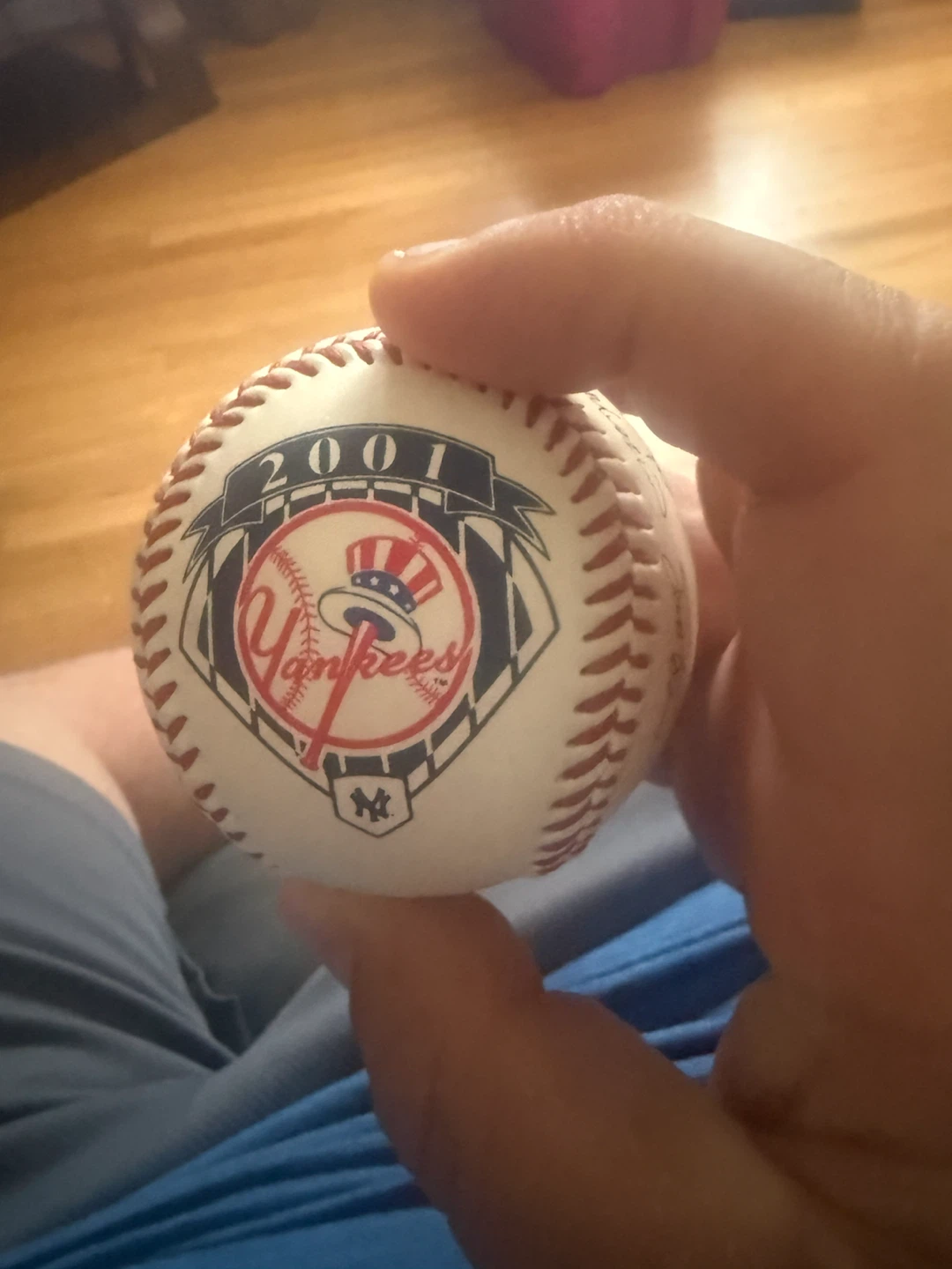 2001 New York Yankees Autographed Baseball