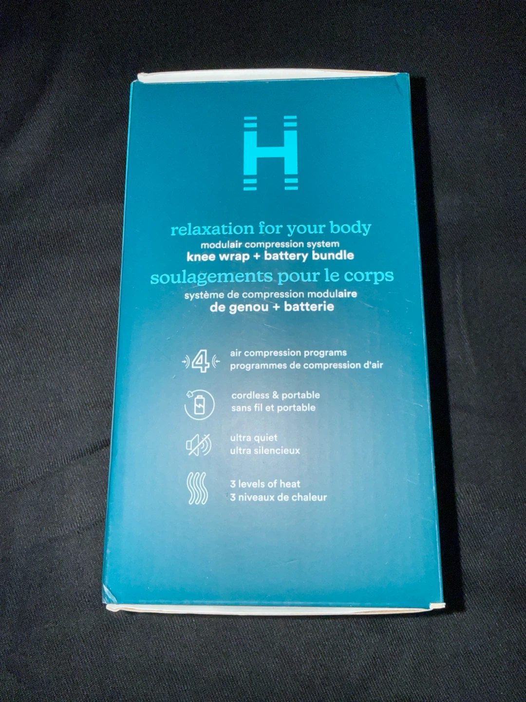 HoMedics Modular Knee Wrap Compression System + Battery Bundle