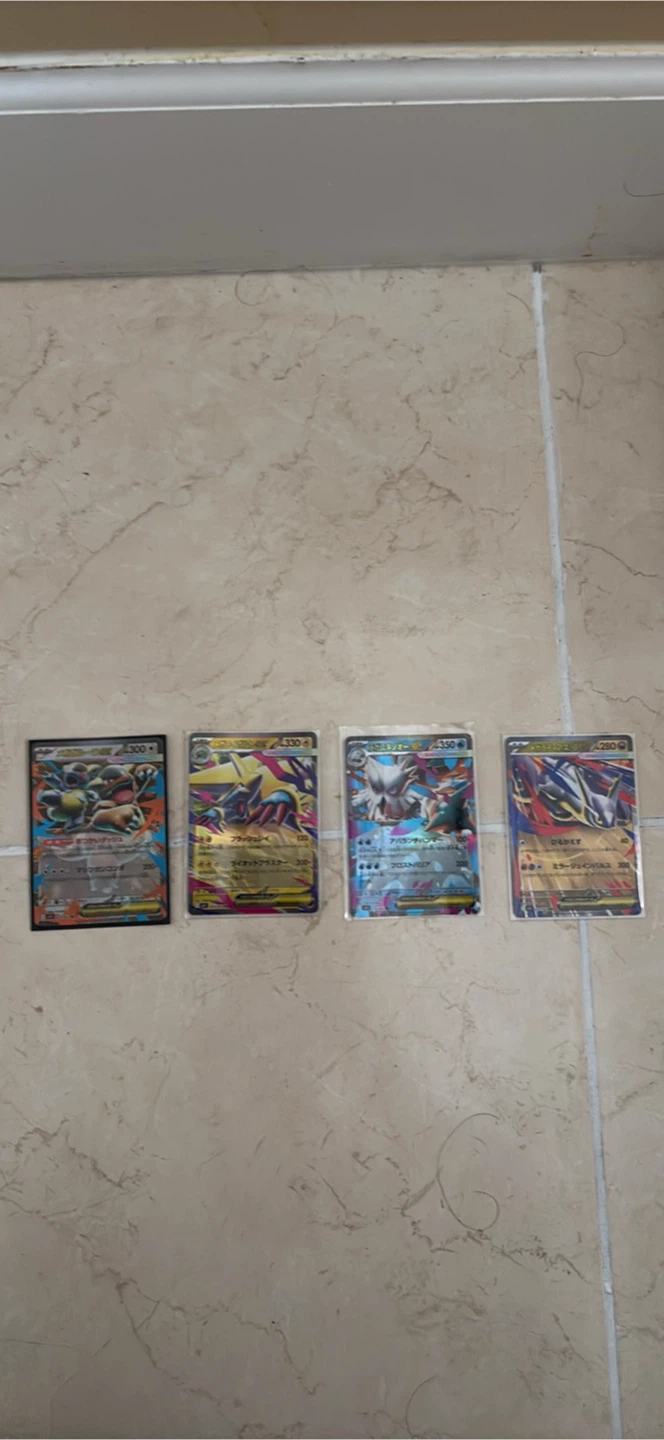 EX Japanese pokemon cards