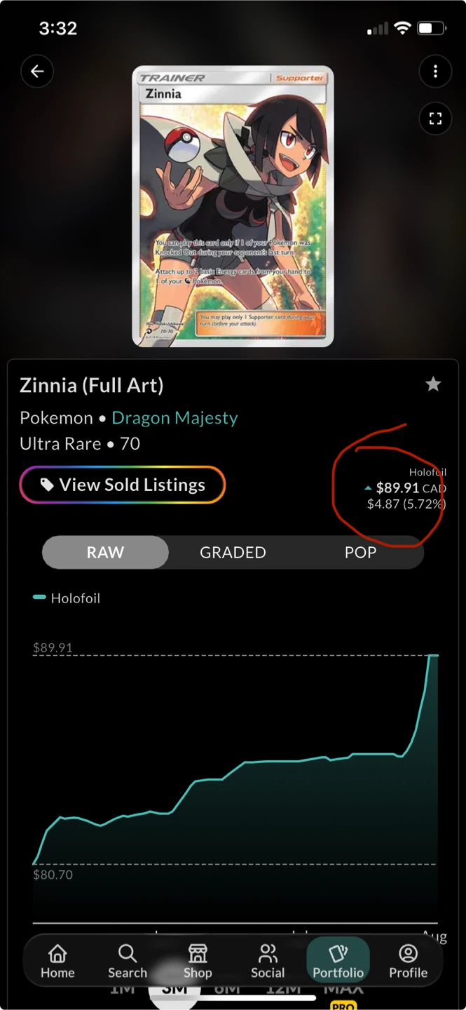 Pokemon Zinnia Trainer Card - Dragon Majesty - photo 2