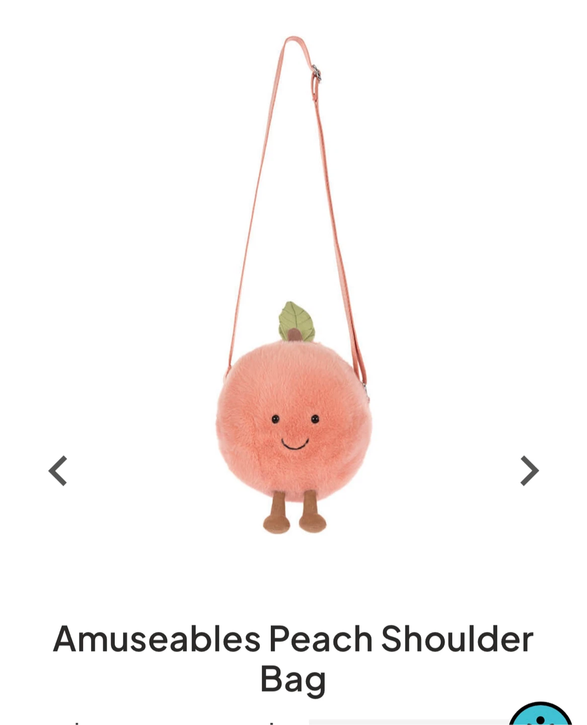 Jellycat Amuseables Peach Shoulder Bag - photo 2