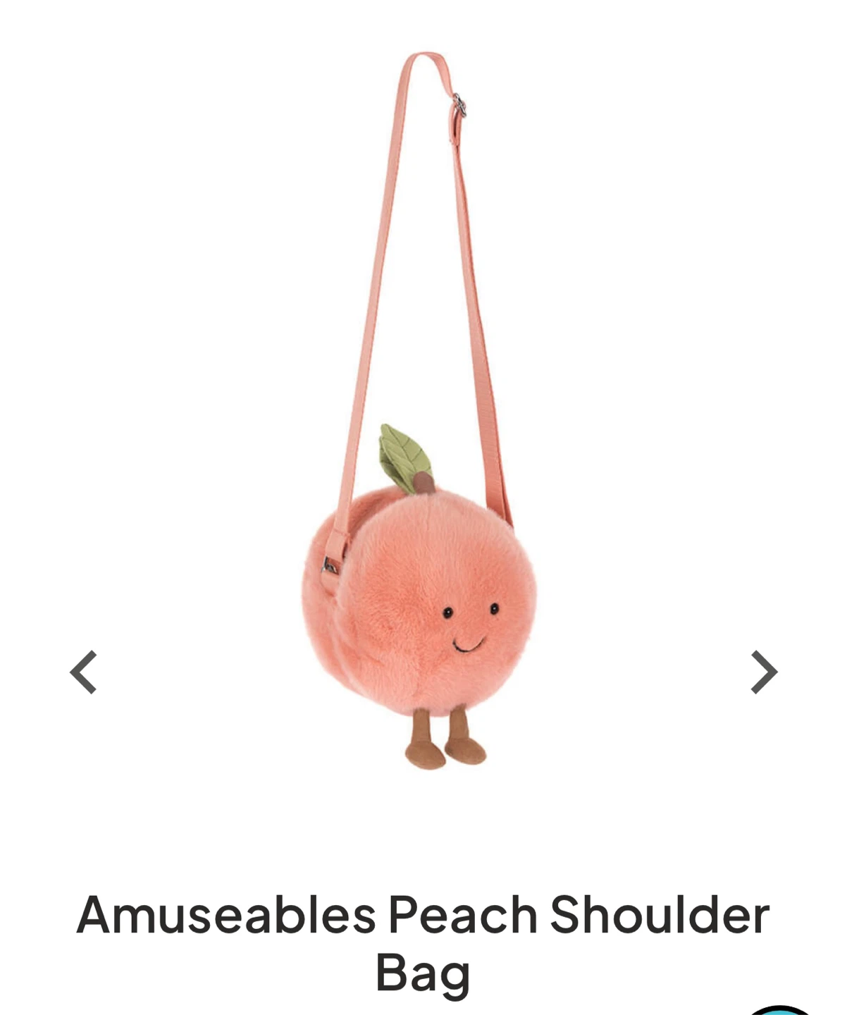 Jellycat Amuseables Peach Shoulder Bag - photo 3