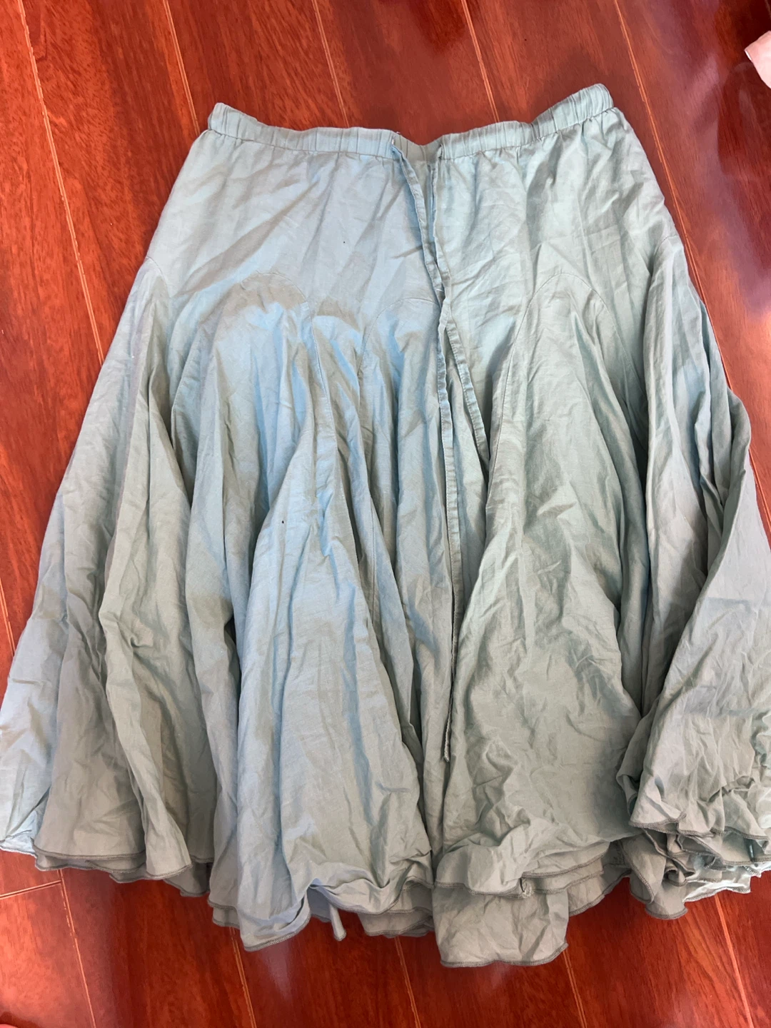 Light teal Midi Skirt