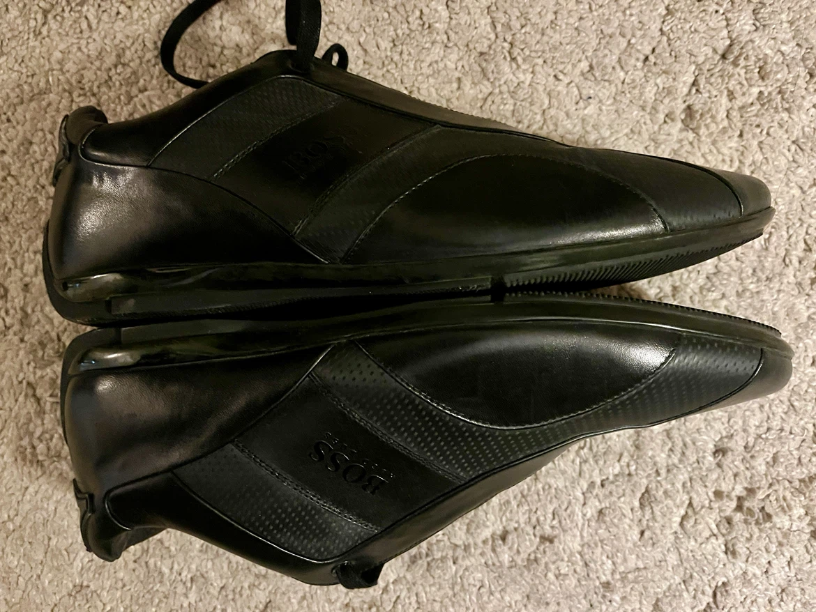 BOSS x Mercedes-Benz Driving Shoes - Black Leather - photo 3