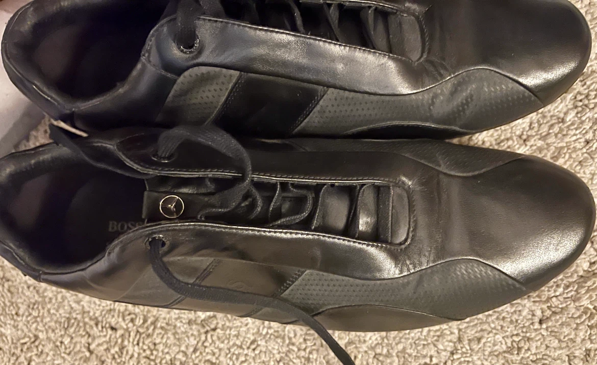 BOSS x Mercedes-Benz Driving Shoes - Black Leather - photo 4