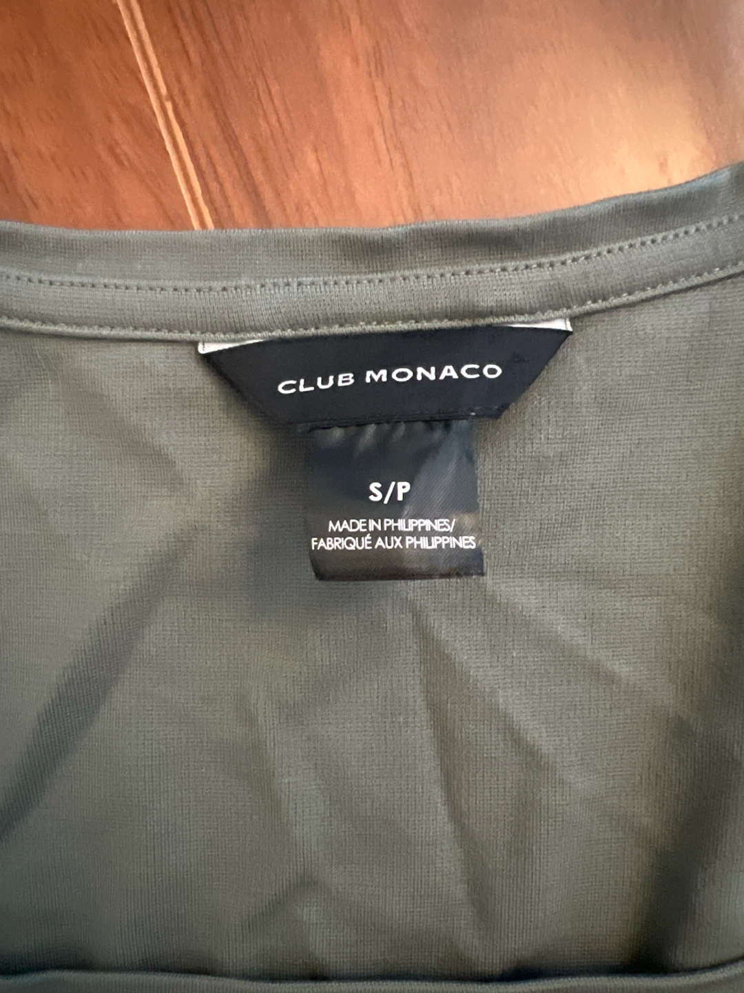 Club Monaco Green Square Neck Short Sleeve Midi Dress - photo 3
