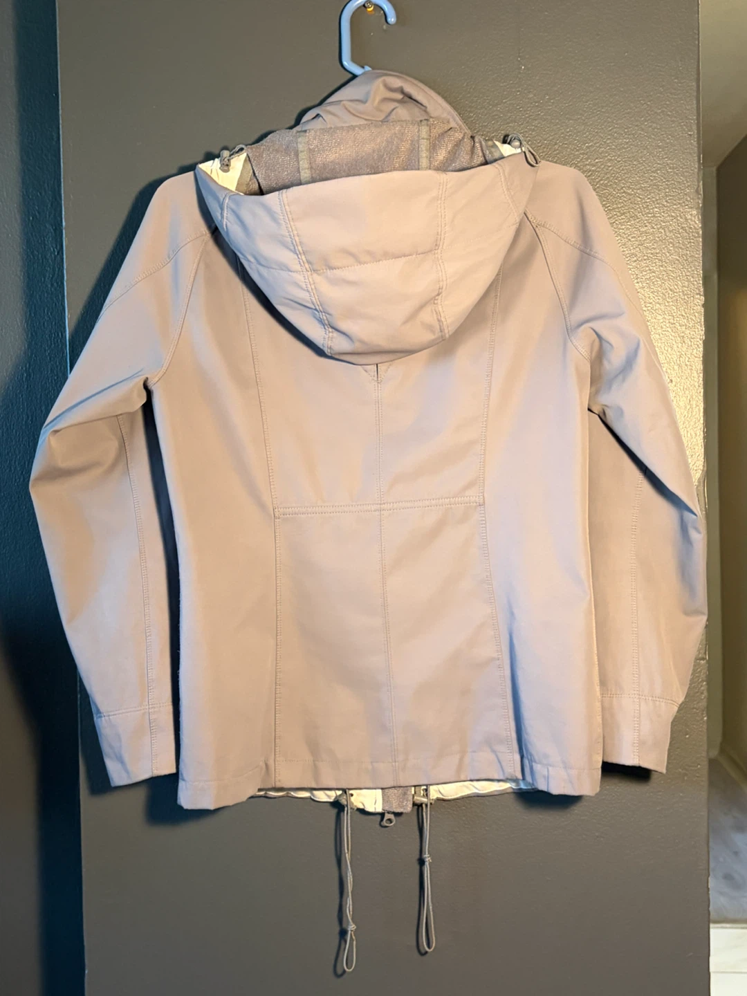 Women's Grey Fleece-Lined Hooded Jacket - photo 2