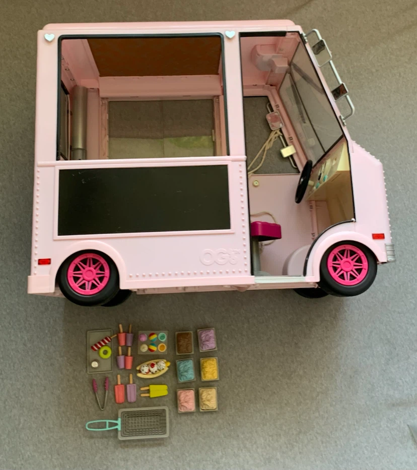 Our Generation Sweet Stop Ice Cream Truck with Accessories