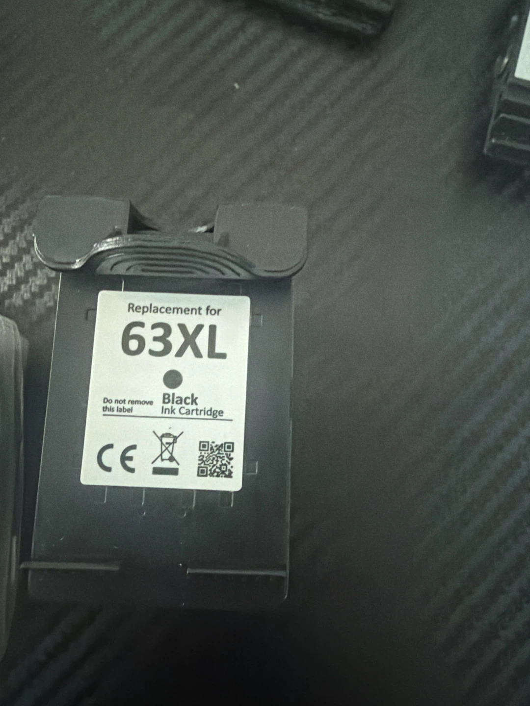 Replacement Black Ink Cartridge 63XL - photo 3