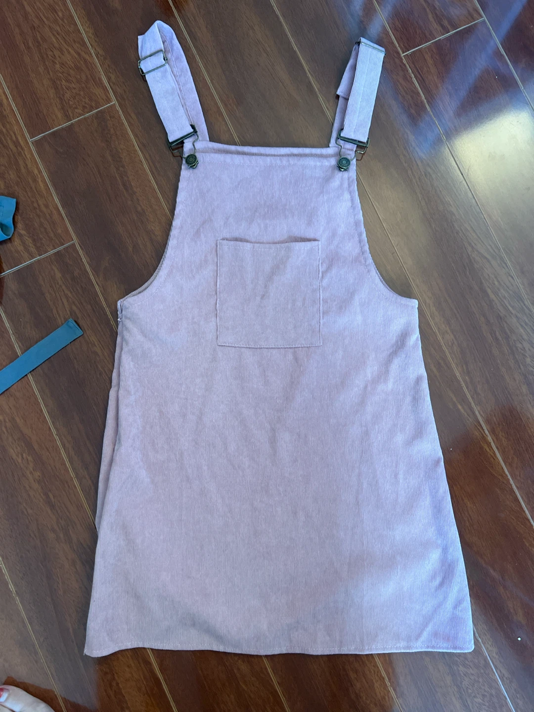 Lilac Corduroy Pinafore Dress
