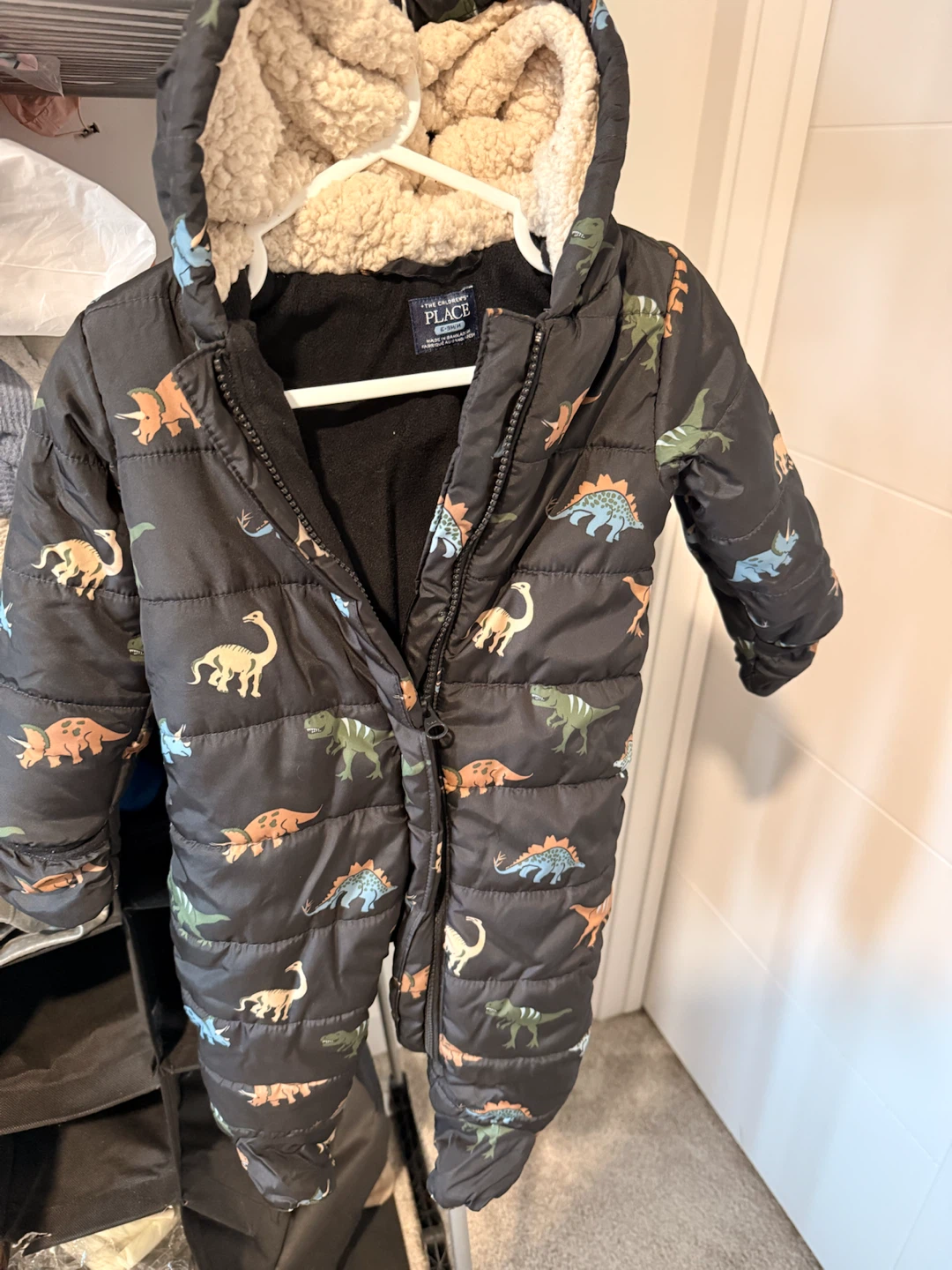 The Children's Place Dinosaur Snowsuit - 6-9M
