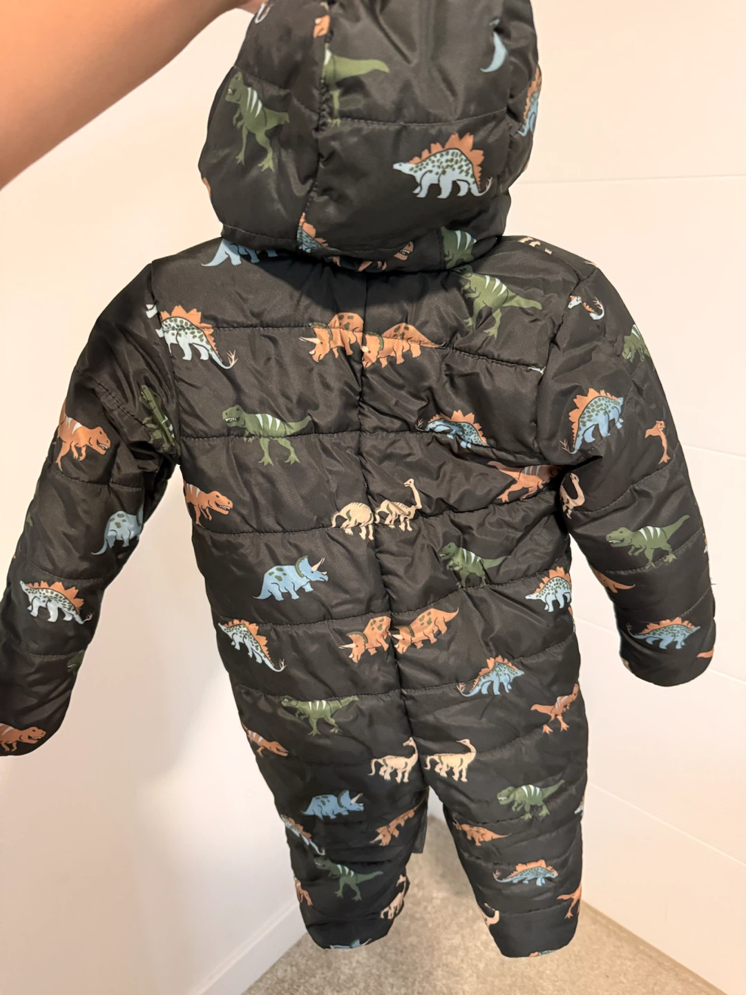 The Children's Place Dinosaur Snowsuit - 6-9M - photo 3