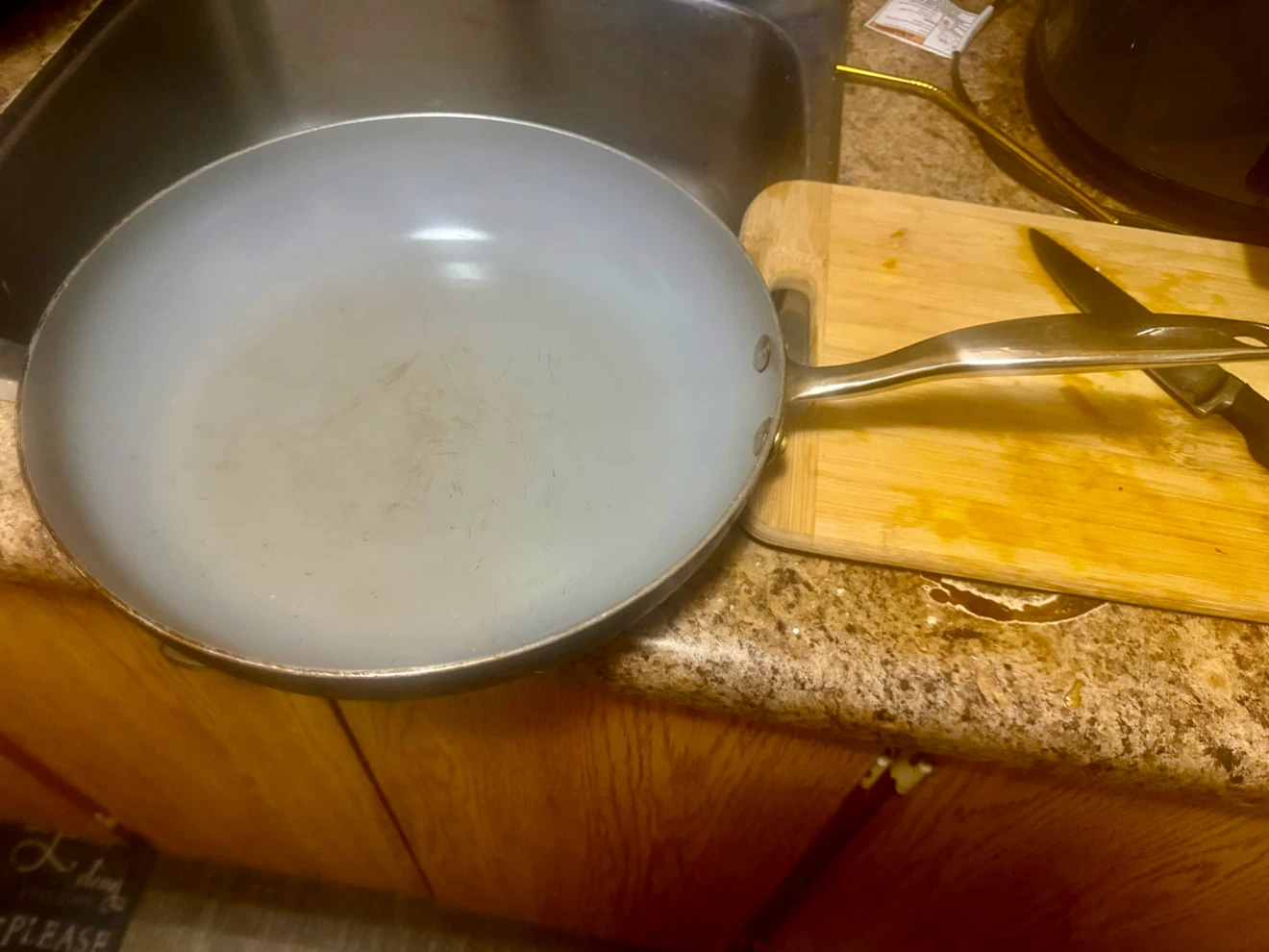 Blue Frying Pan